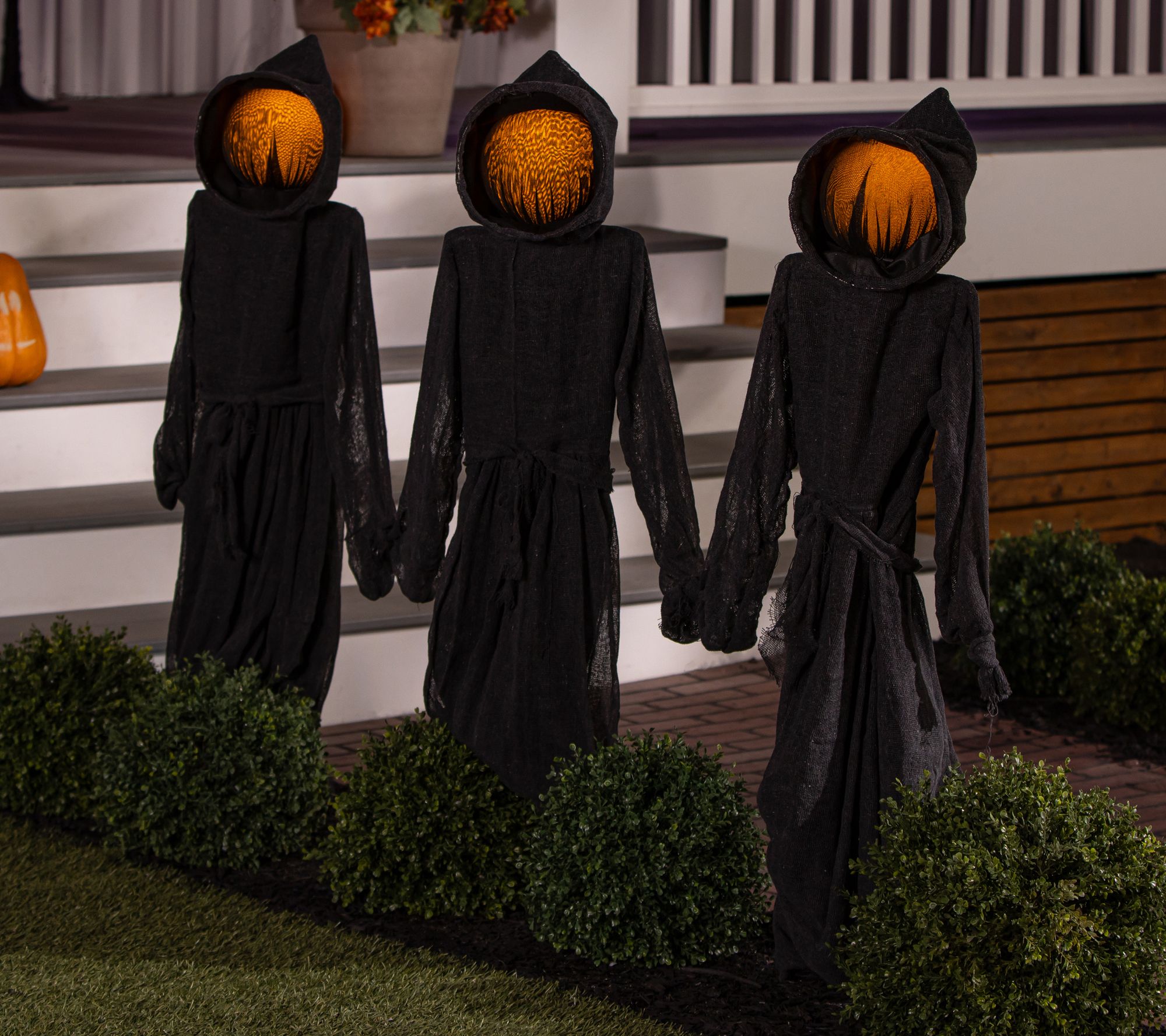 Evergreen LED Grim Reaper Garden Stake, Set of 3