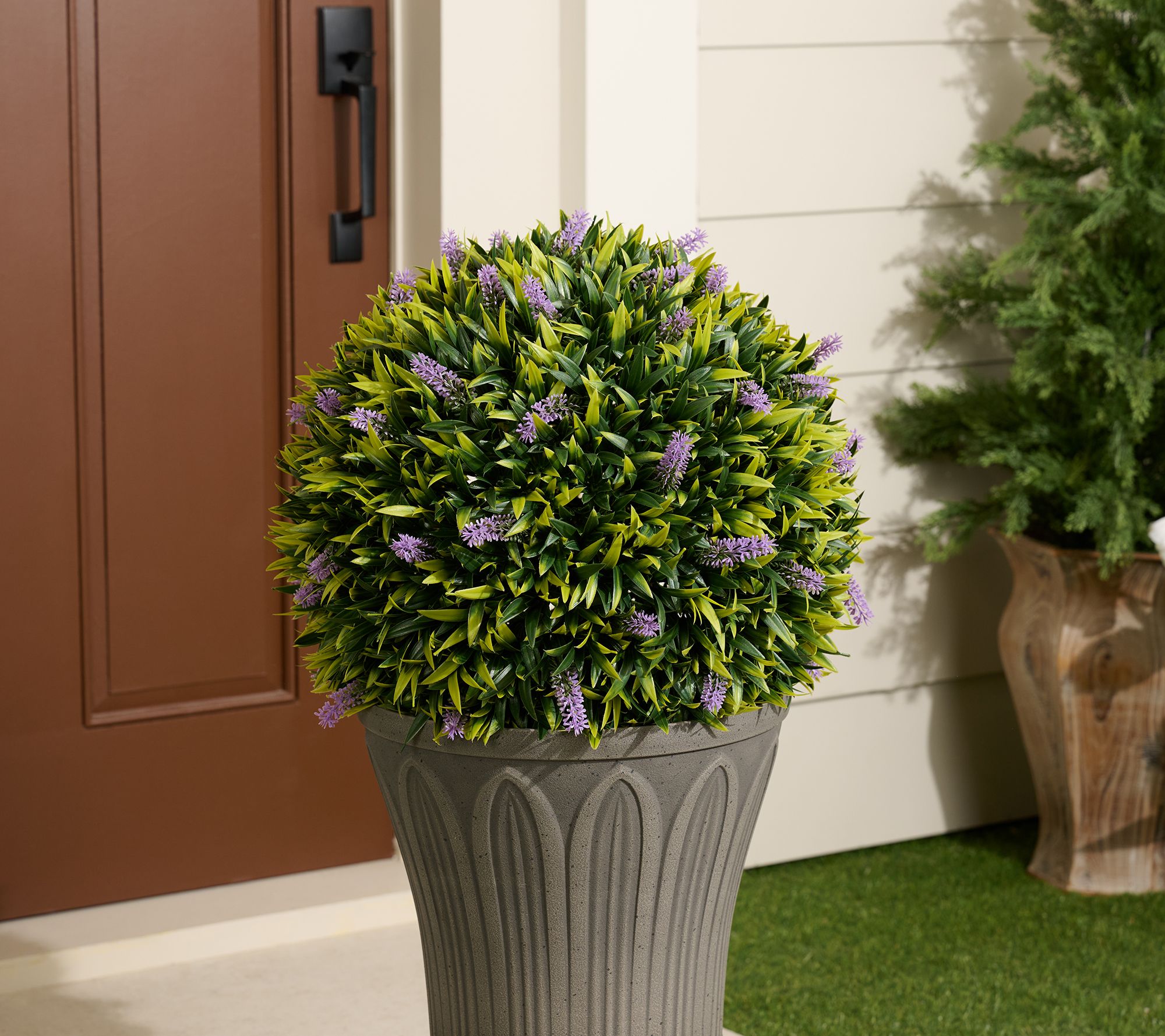  Wicker Park 20" Oversized Indoor/Outdoor Faux Floral Spring Sphere - H510293