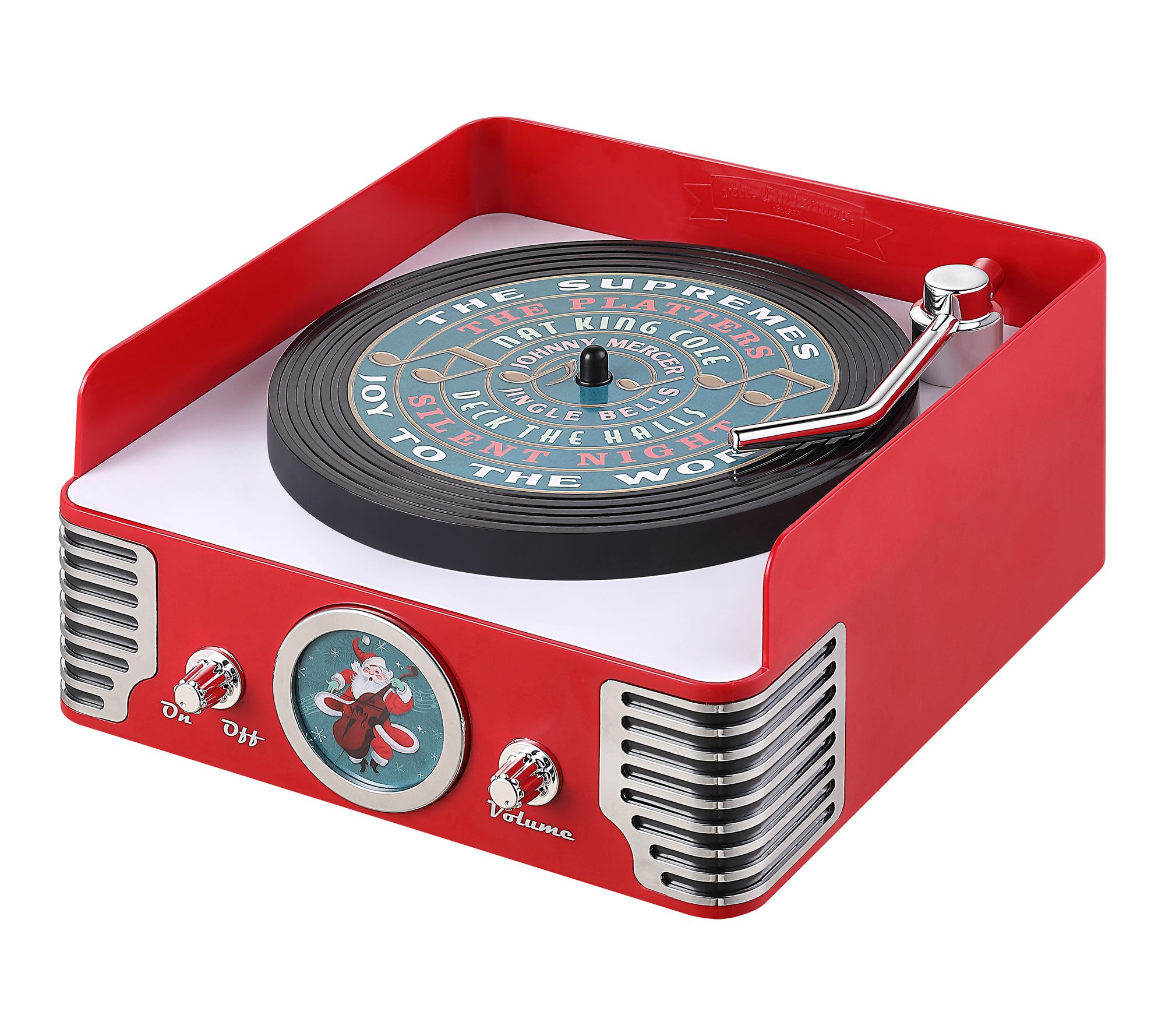 Mr. Christmas 9in Retro Record Player