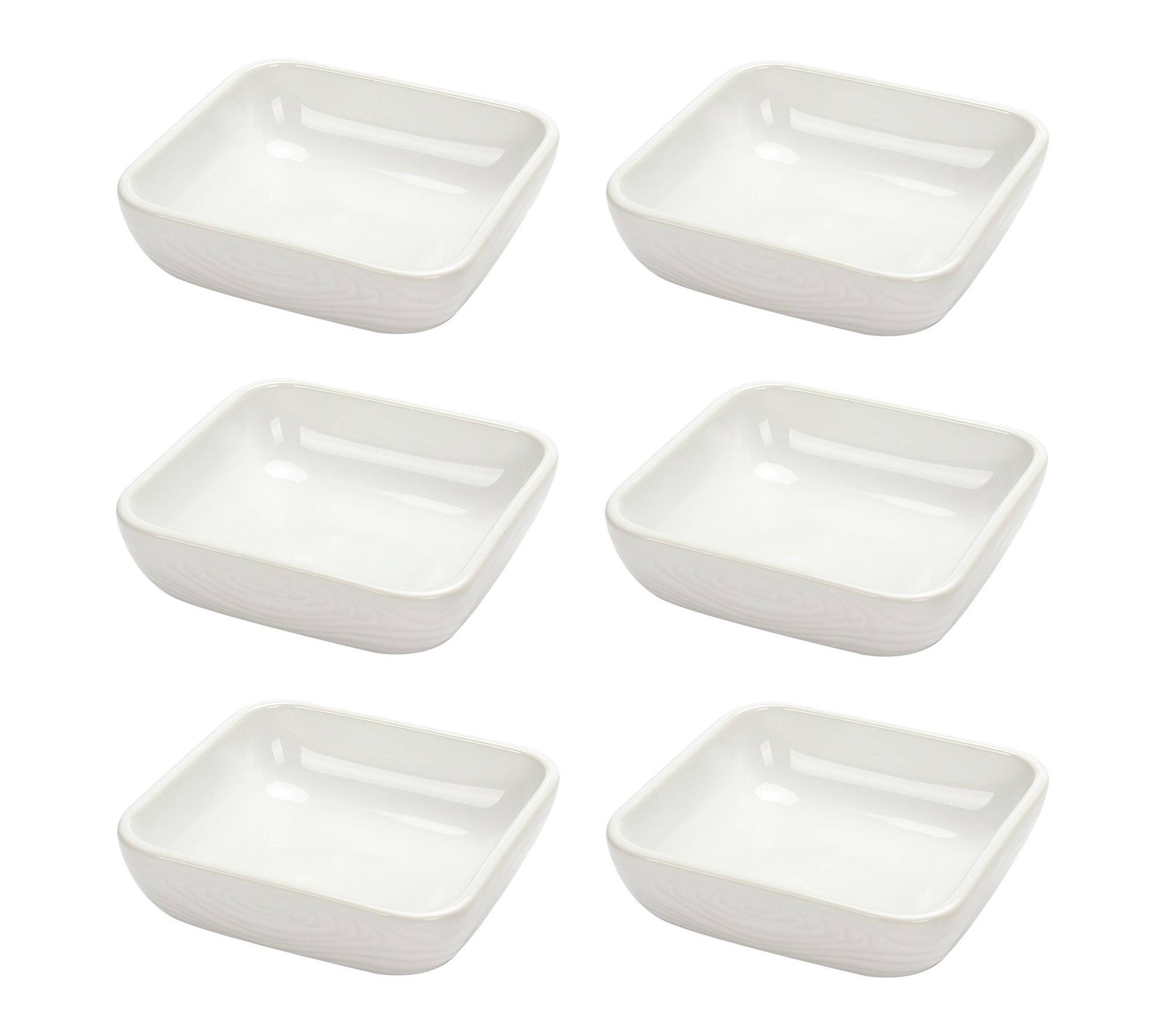 Temp-tations Set of (6) 4-oz Dipping Bowls