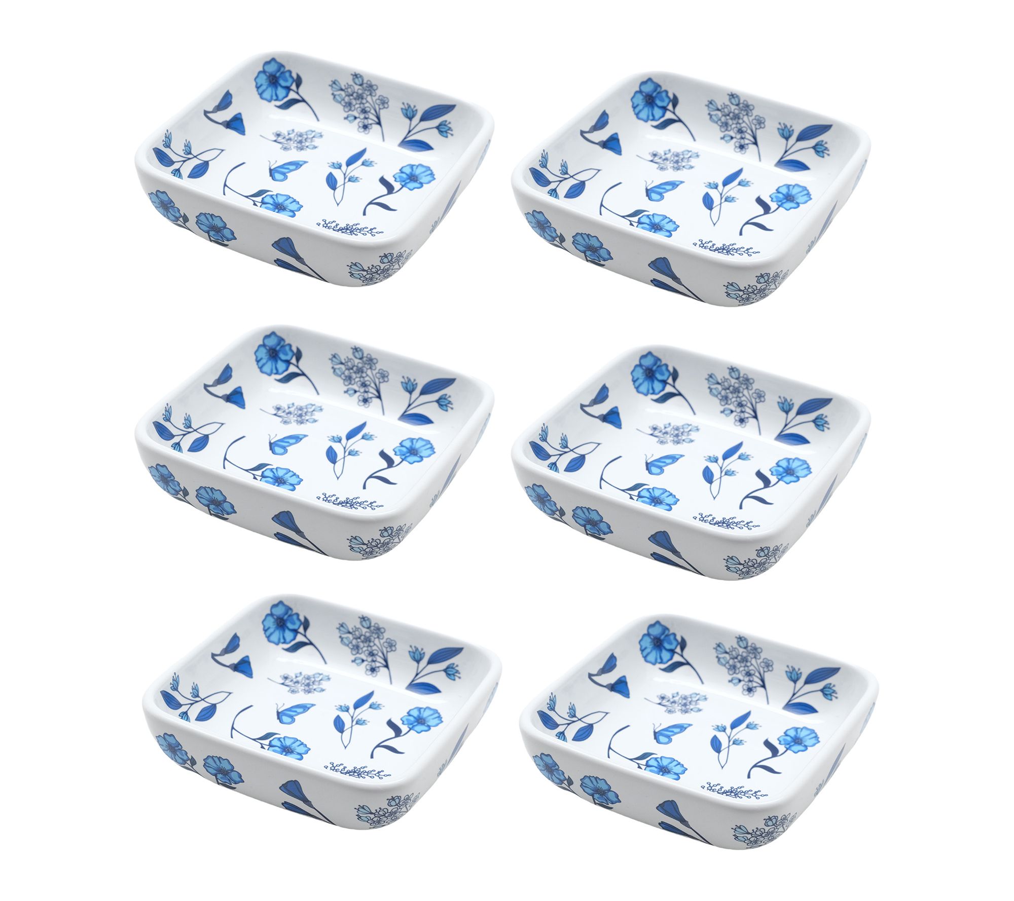 Temp-tations Set of (6) 4-oz Dipping Bowls