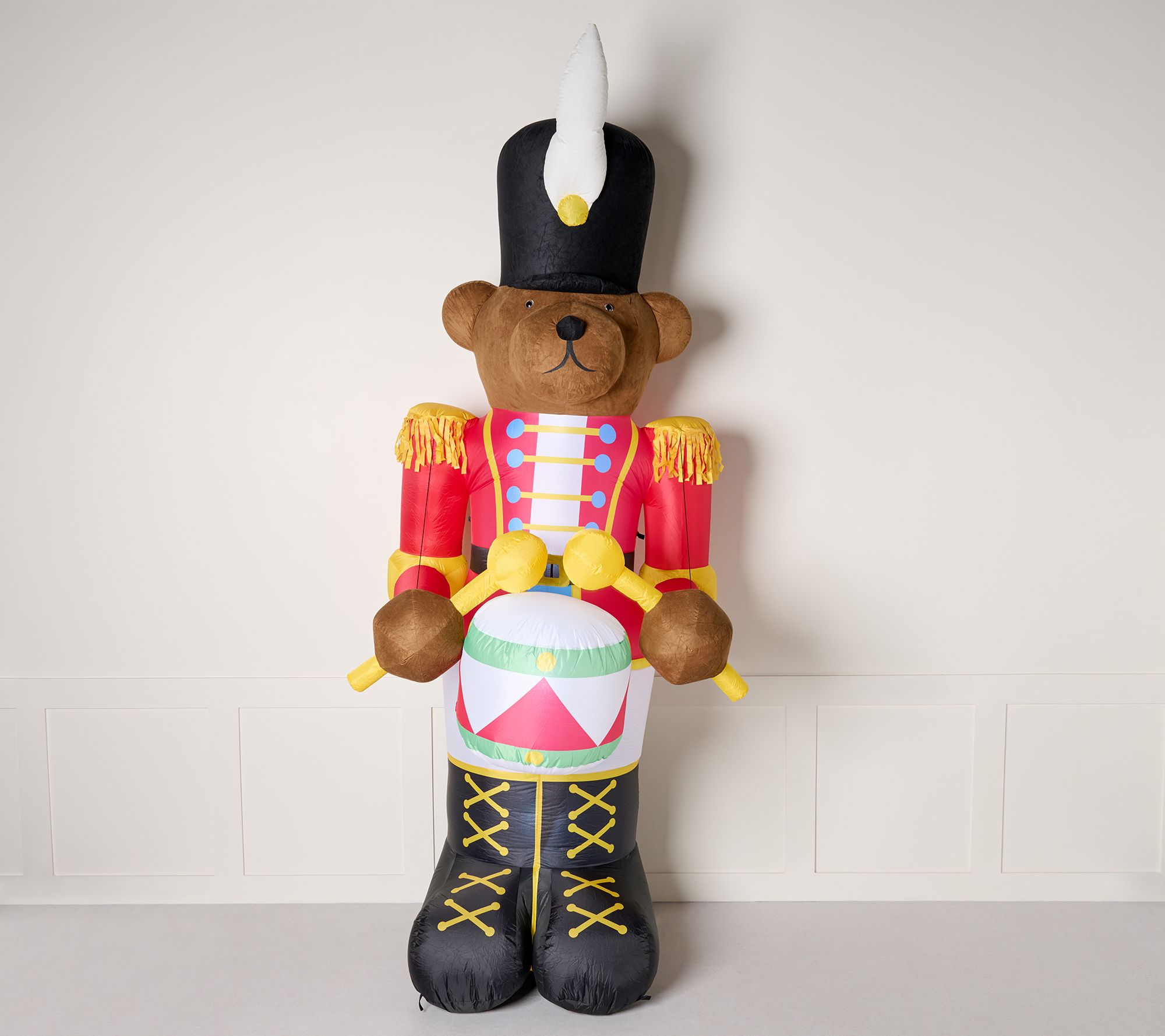 Kringle Express 12' Inflatable Teddy Bear Nutcracker