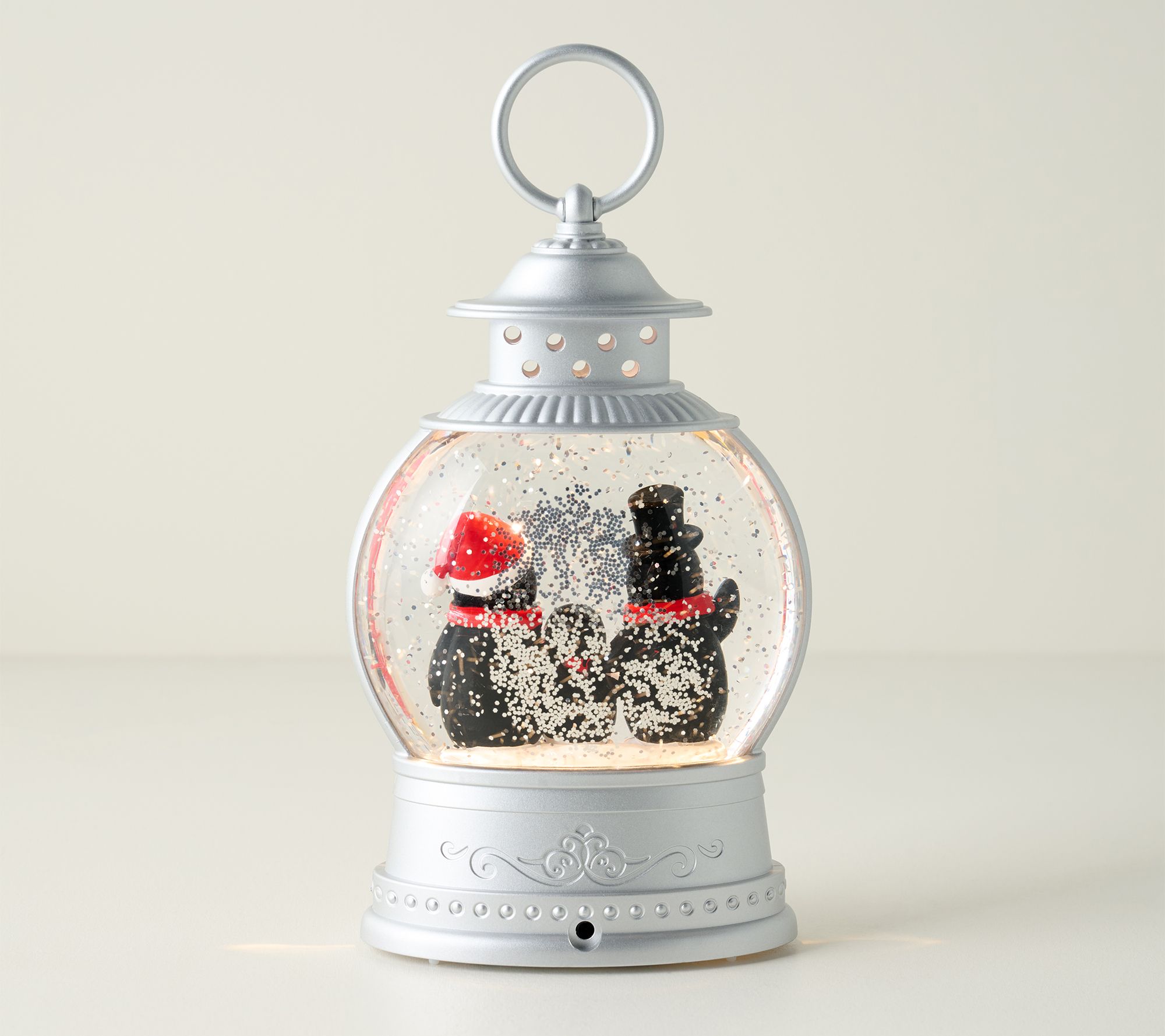 Kringle Express LED Glitter Globe with Holiday Icons - QVC.com