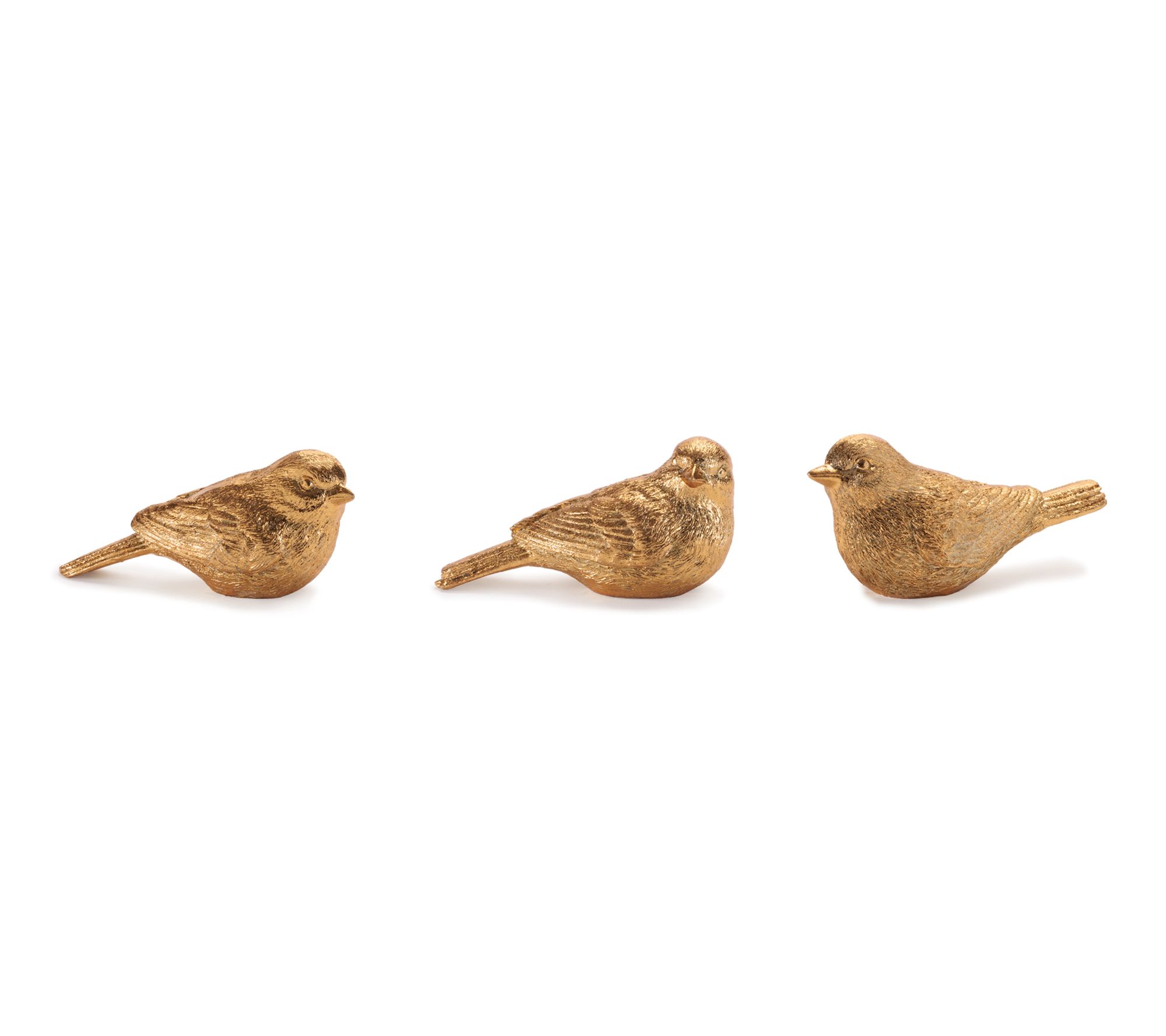 Melrose Metallic Bird Figurine (Set of 6)