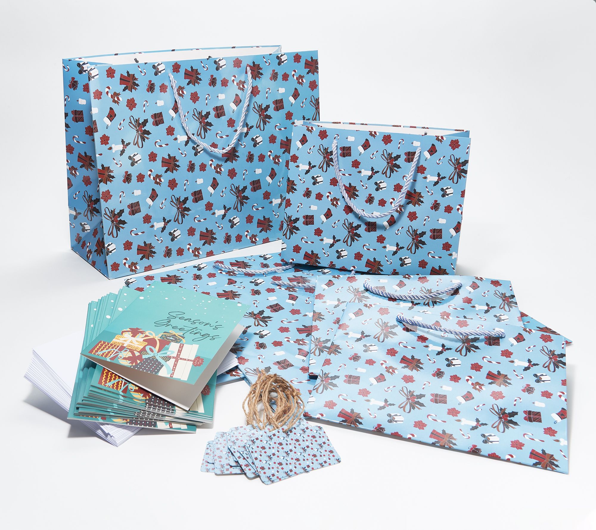 As Is Cultured Greetings 40-Piece Gift Wrap, Card & Bag Set