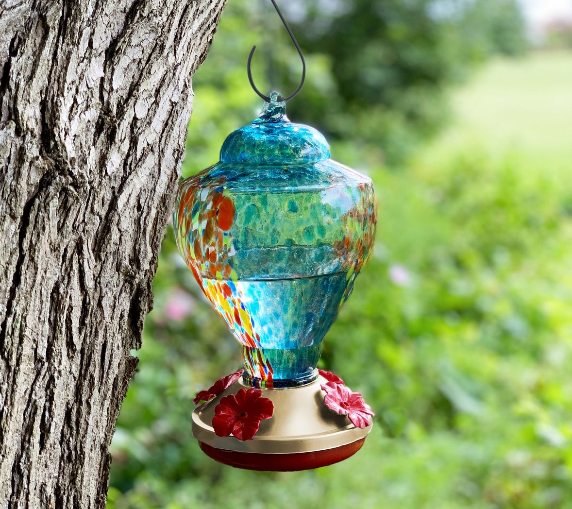 RCS Gifts Hummingbird Feeder Blue - QVC.com