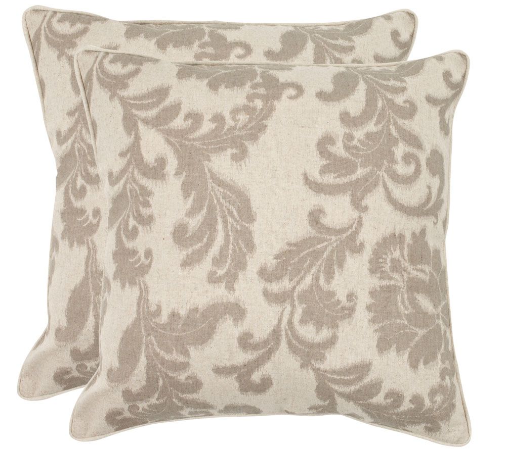 Safavieh Set of 2 18" x 18" Aubrey Pillows