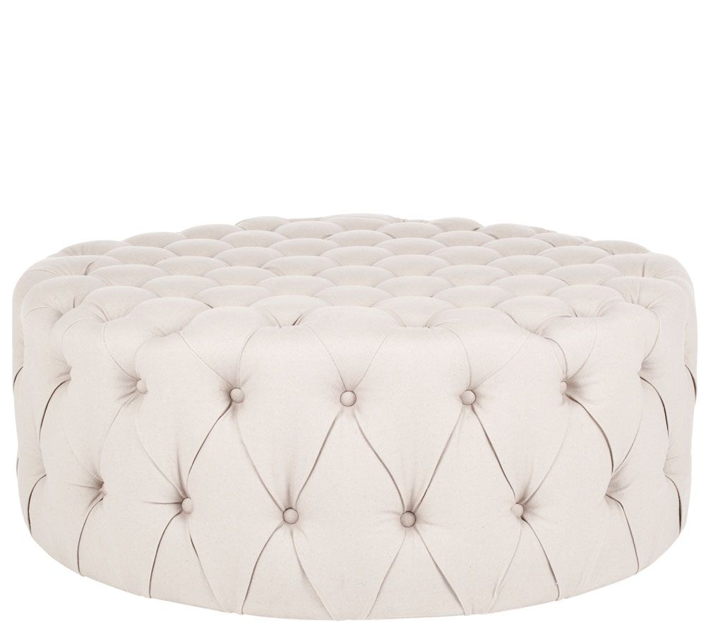 Charlene Tufted Ottoman by Valerie
