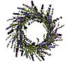 20" Lavender Wreath by Nearly Natural