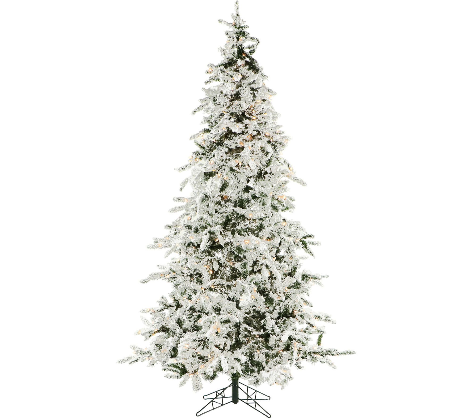 Christmas Time 7.5' White Pine Snowy Clear Smart Prelit Tree