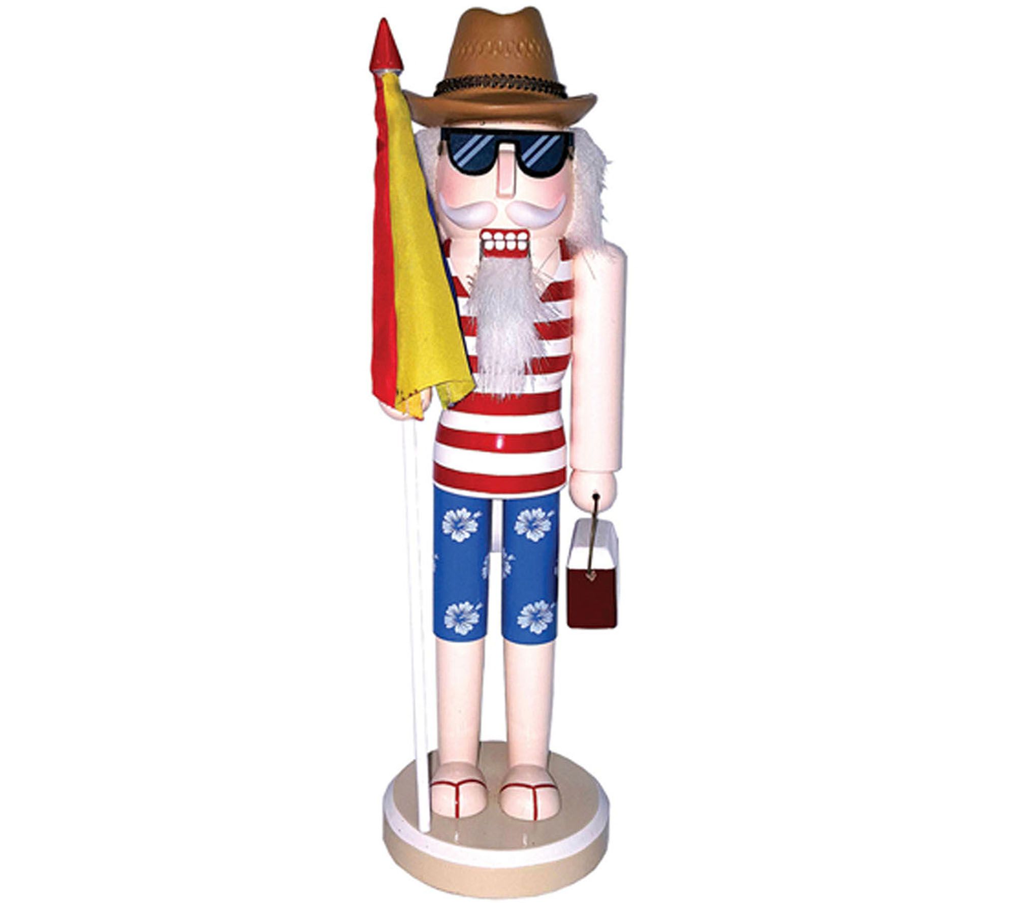 14" Day at the Beach Nutcracker by Santa's Workshop