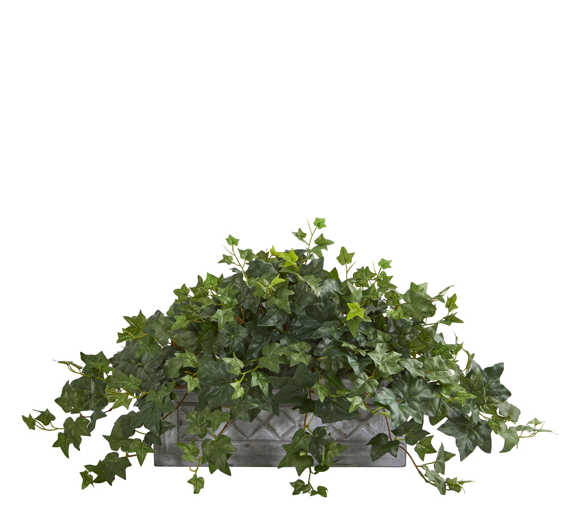 Puff Ivy Artificial Plant in Stone Planter by Nearly Natural