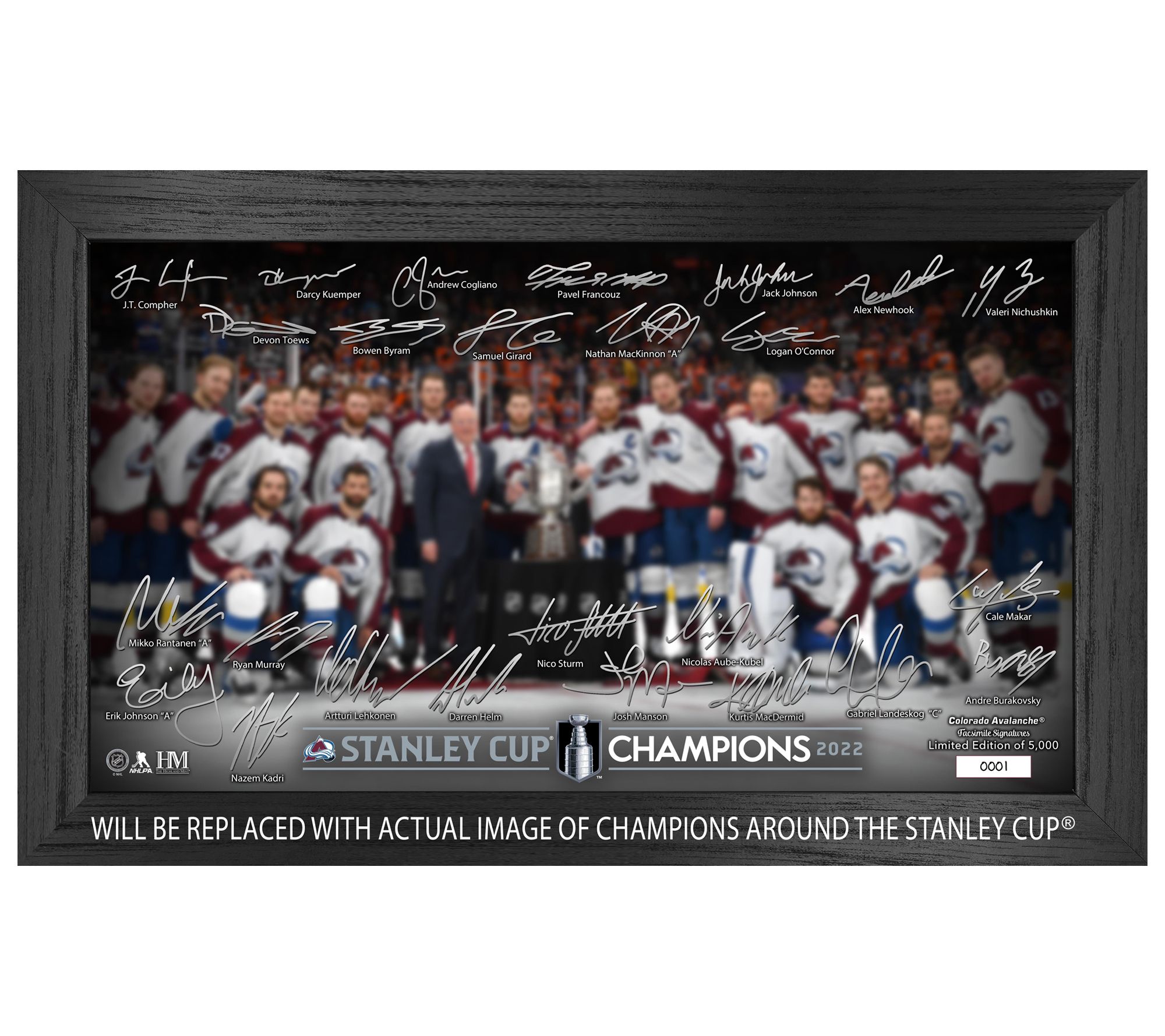 Officially Licensed Colorado 2022 Stanley Cup Final Champions Rink -  20624236