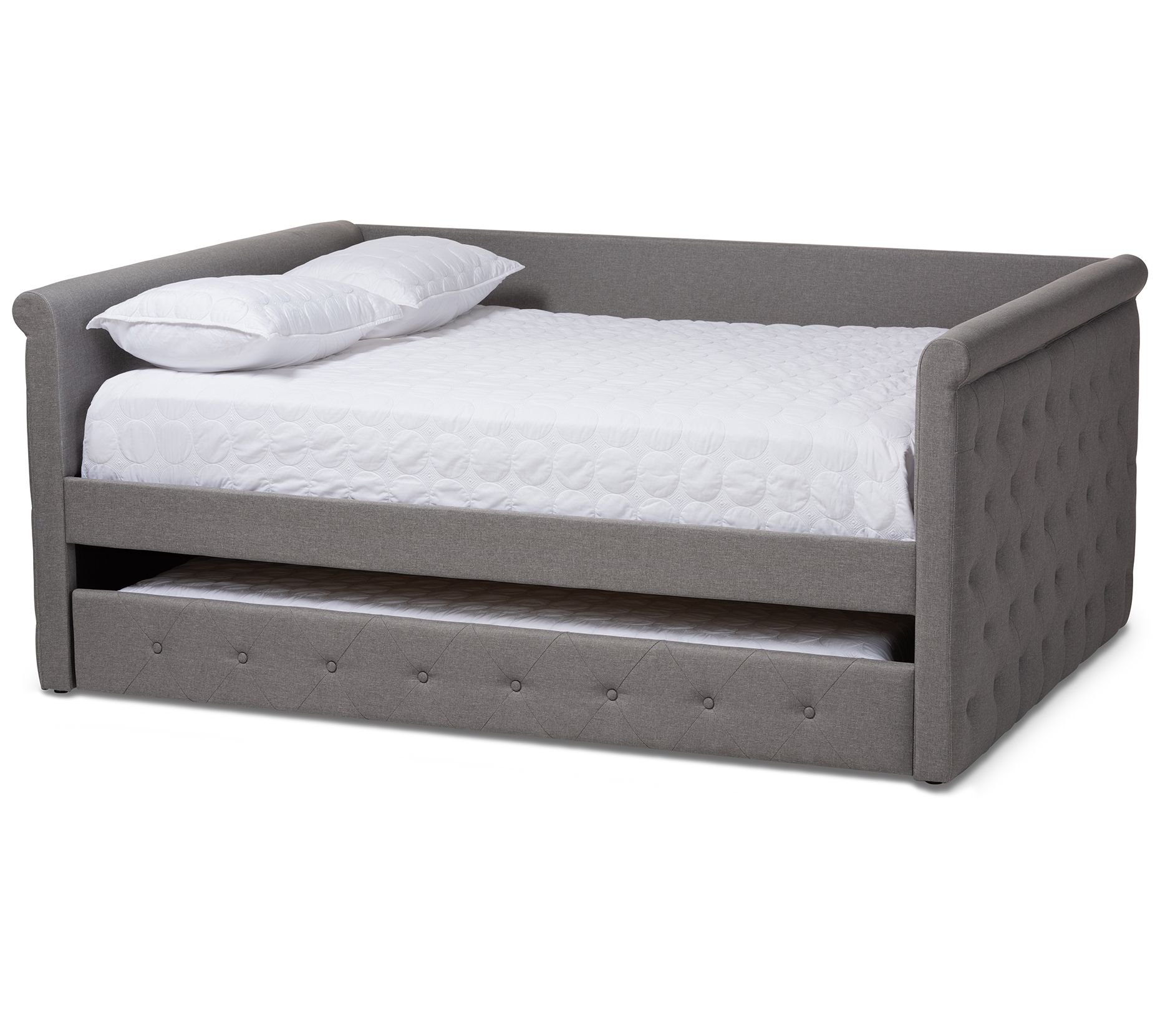 Alena Modern and Contemporary Upholstered DaybeTrundle-Full