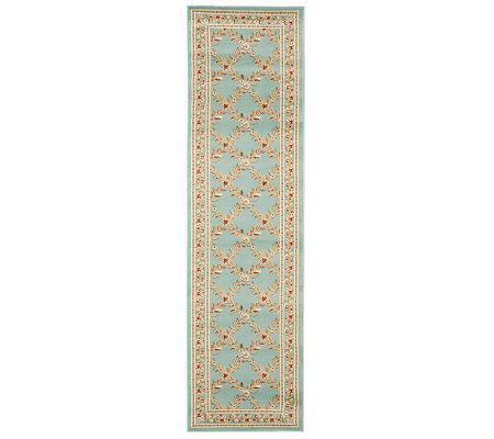 Lyndhurst Open Floral Power Loomed 2'3" x 12' Runner