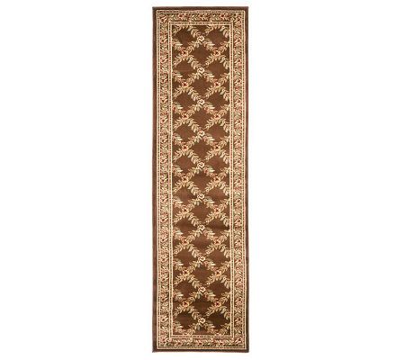 Lyndhurst Open Floral Power Loomed 2'3" x 12' Runner
