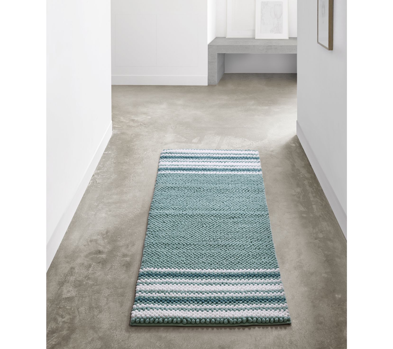 VCNY Home Aiden Jacquard Chenille Bath Rug, 24"x 60"