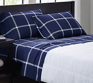 Details about   Malden Mills Polarfleece Twin Sheet Set w/ Extra Case QVC Blue Bedding Home 