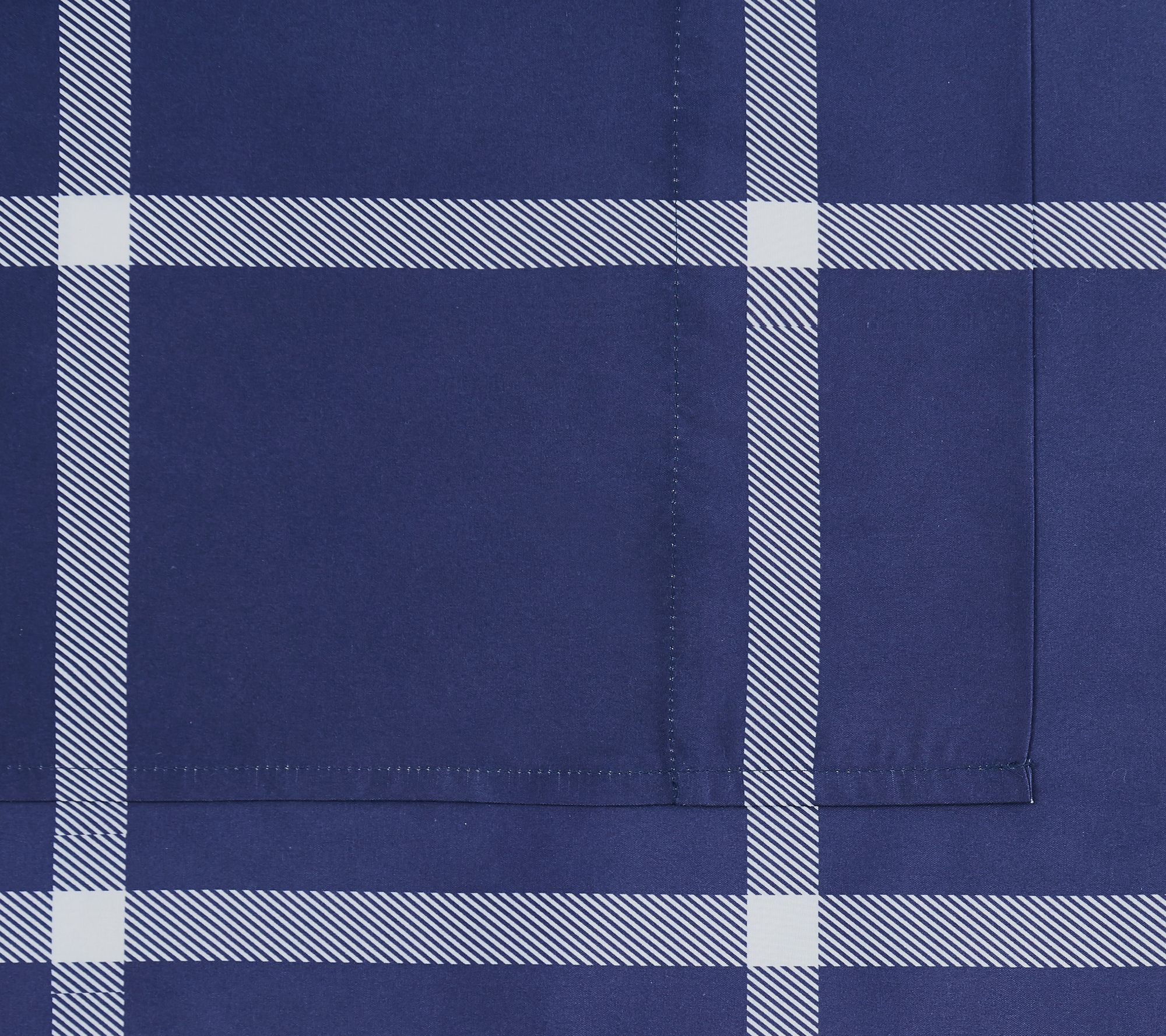 Truly Soft Printed Windowpane King Sheet Set