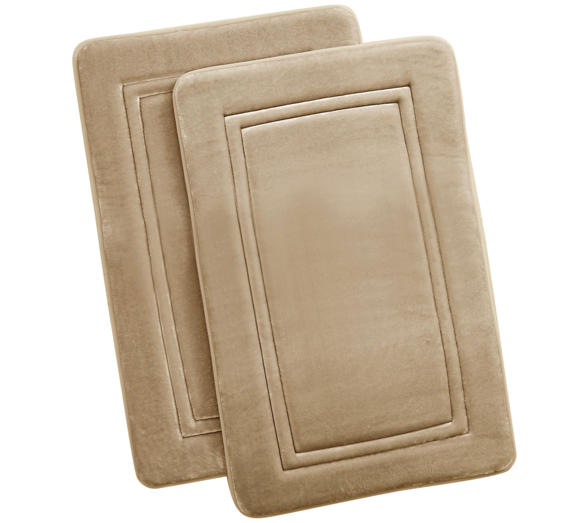 Truly Calm Antimicrobial Memory Foam 17x24 BathRug Set