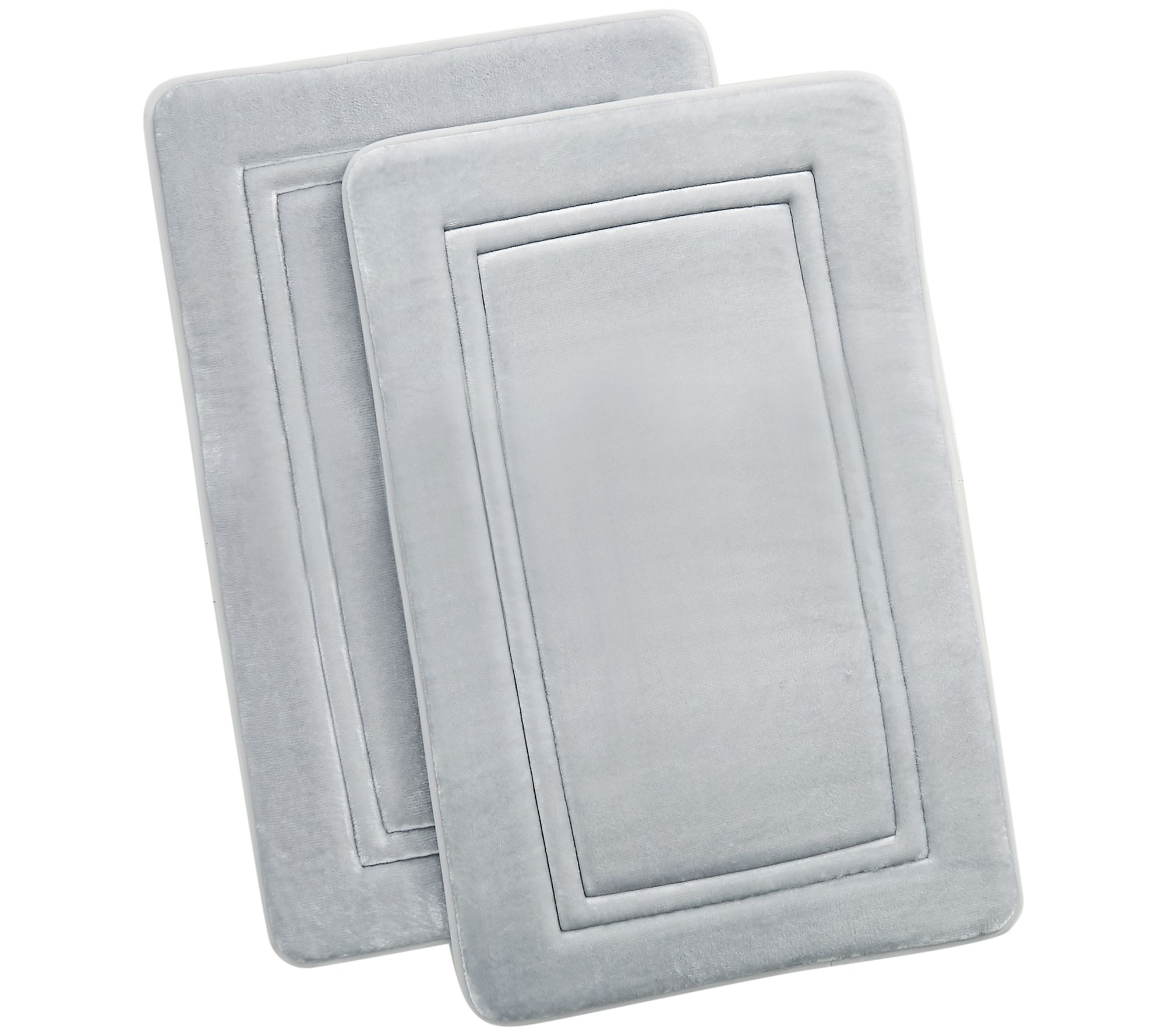Truly Calm Antimicrobial Memory Foam 17x24 BathRug Set