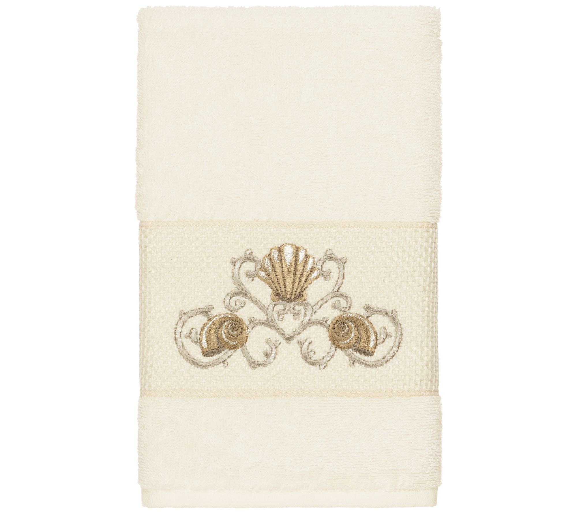 Linum Home Textiles Bella Embellished Hand Towel