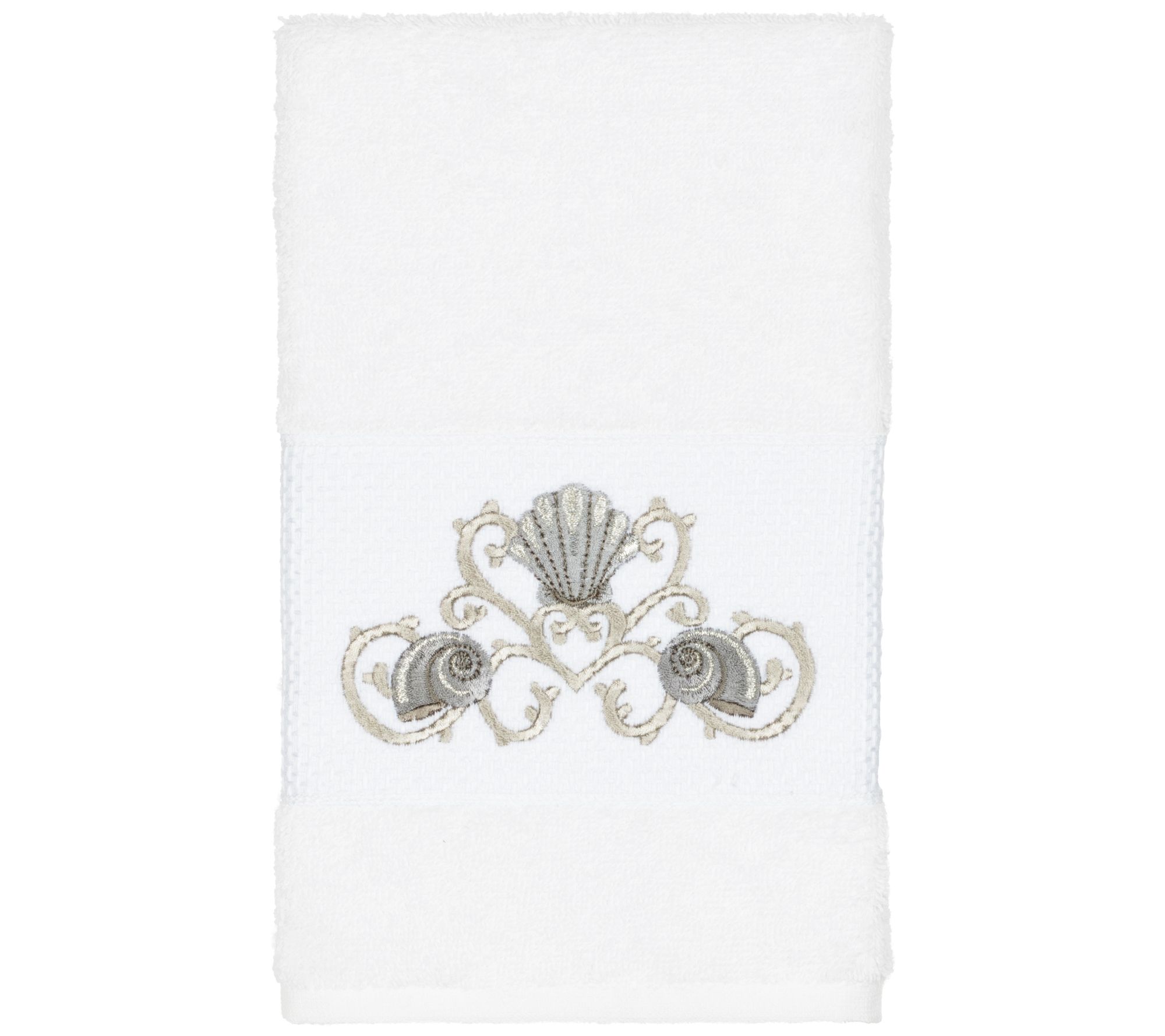 Linum Home Textiles Bella Embellished Hand Towel