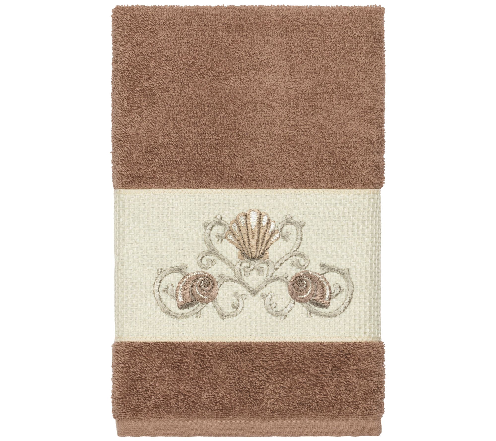 Linum Home Textiles Bella Embellished Hand Towel