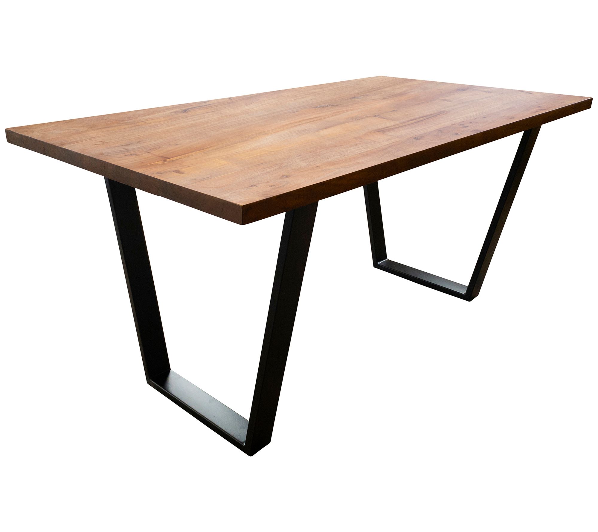 AmeriHome Acacia Wood 63" Dining Table