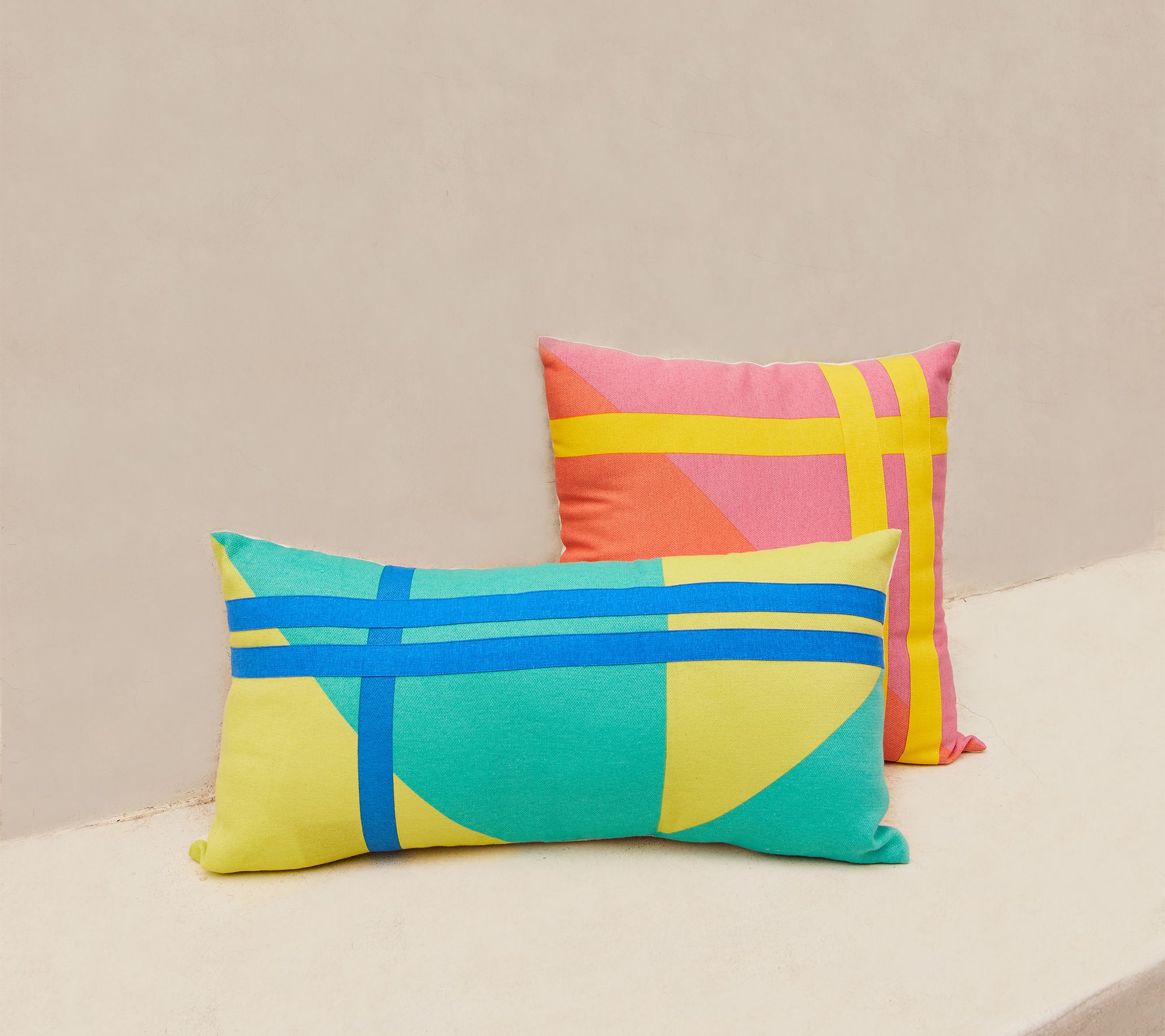 Eden Square Toss Pillow, Modern Decorative Toss Pillows