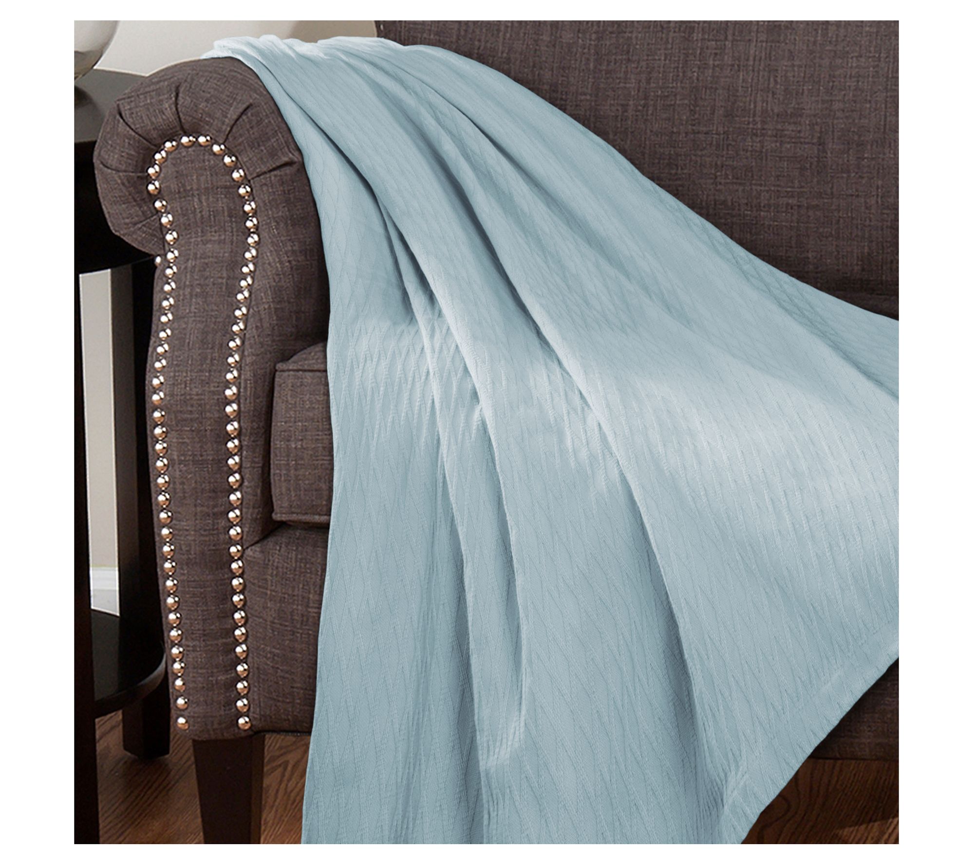Superior Cotton All-Season Diamond Blanket, California King