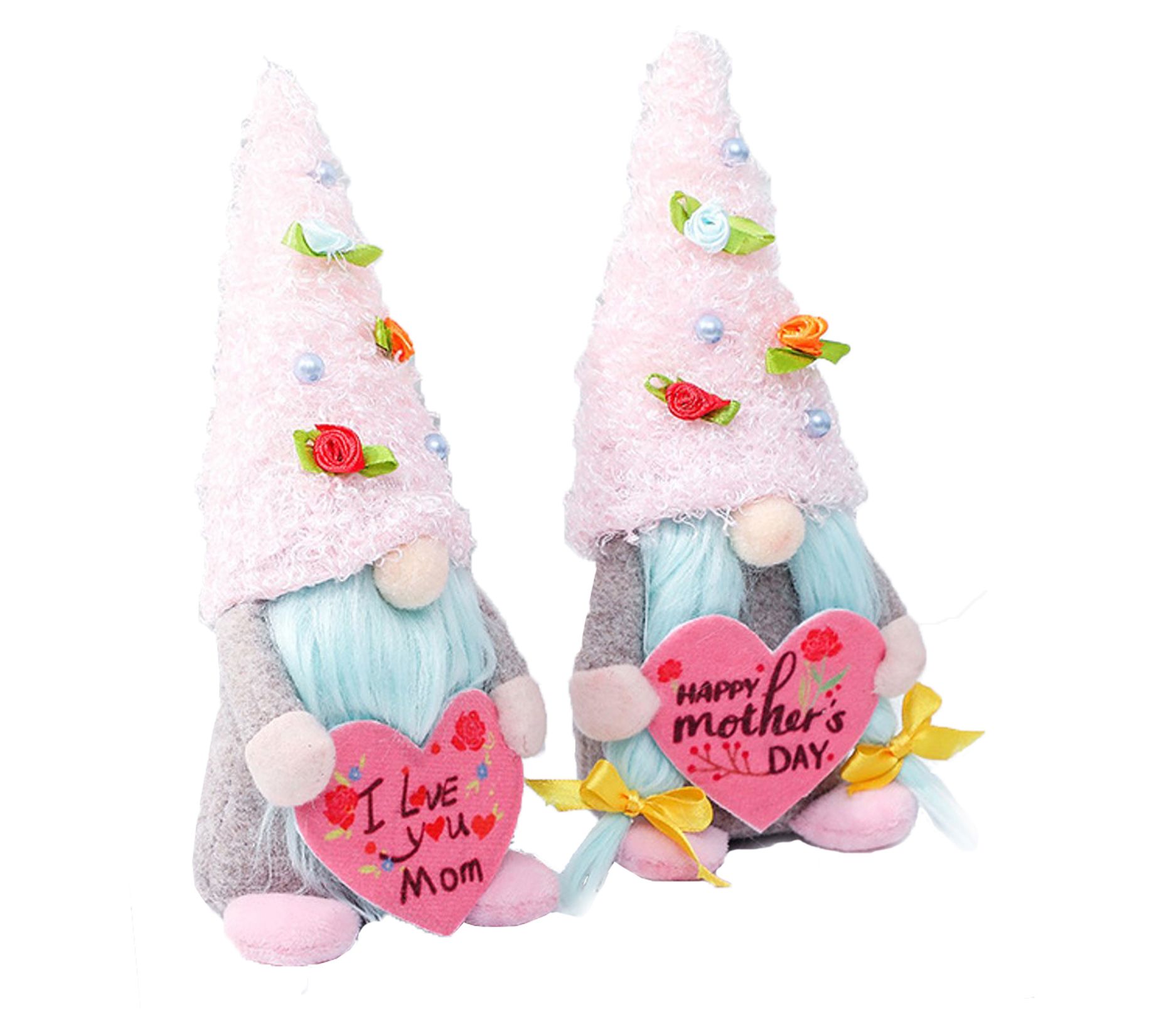 Santa's Workshop, Inc. S/2 9" Mother's Day Gnome