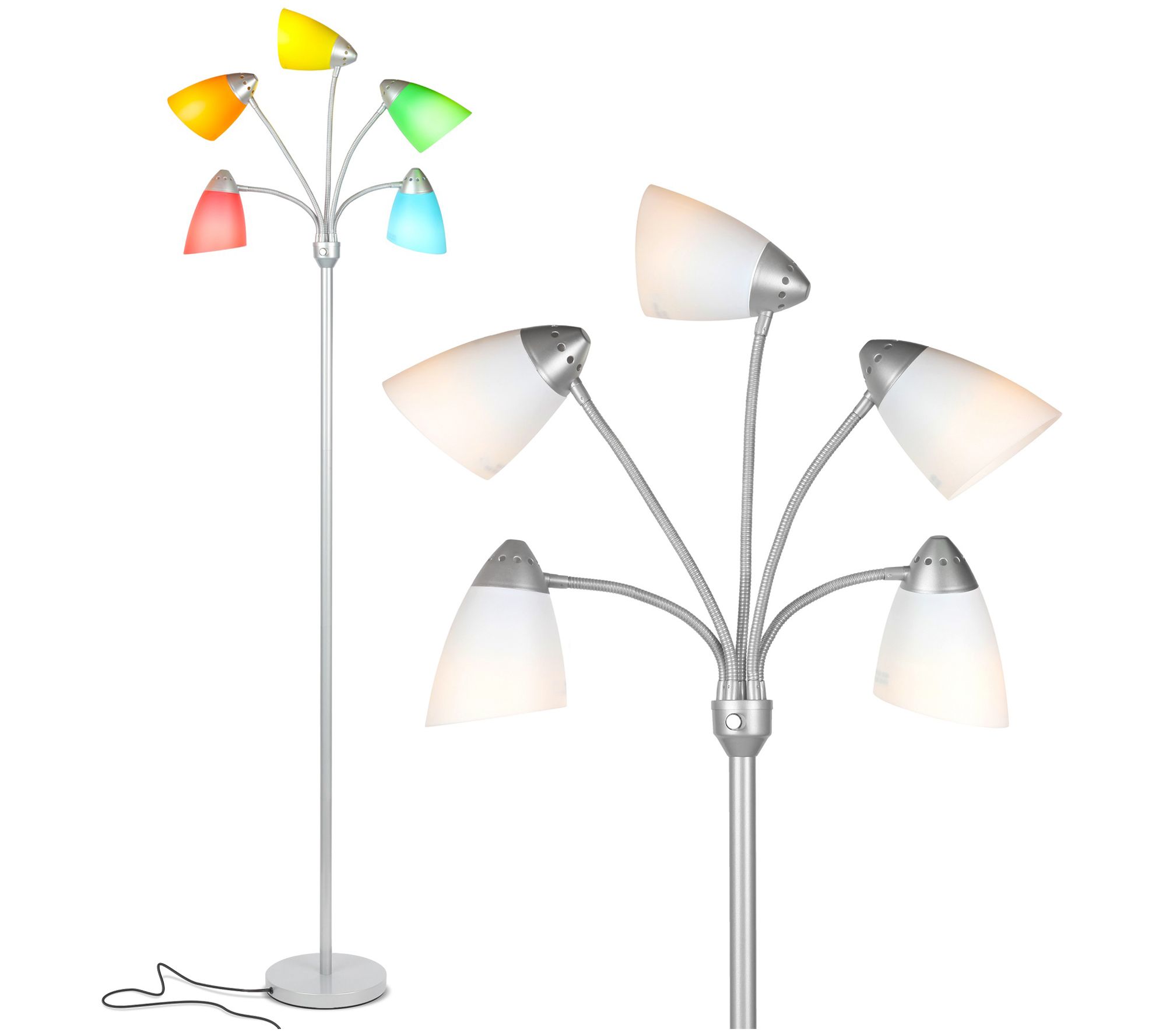 Brightech Medusa 74 in. LED Multi-Head Floor Lamp