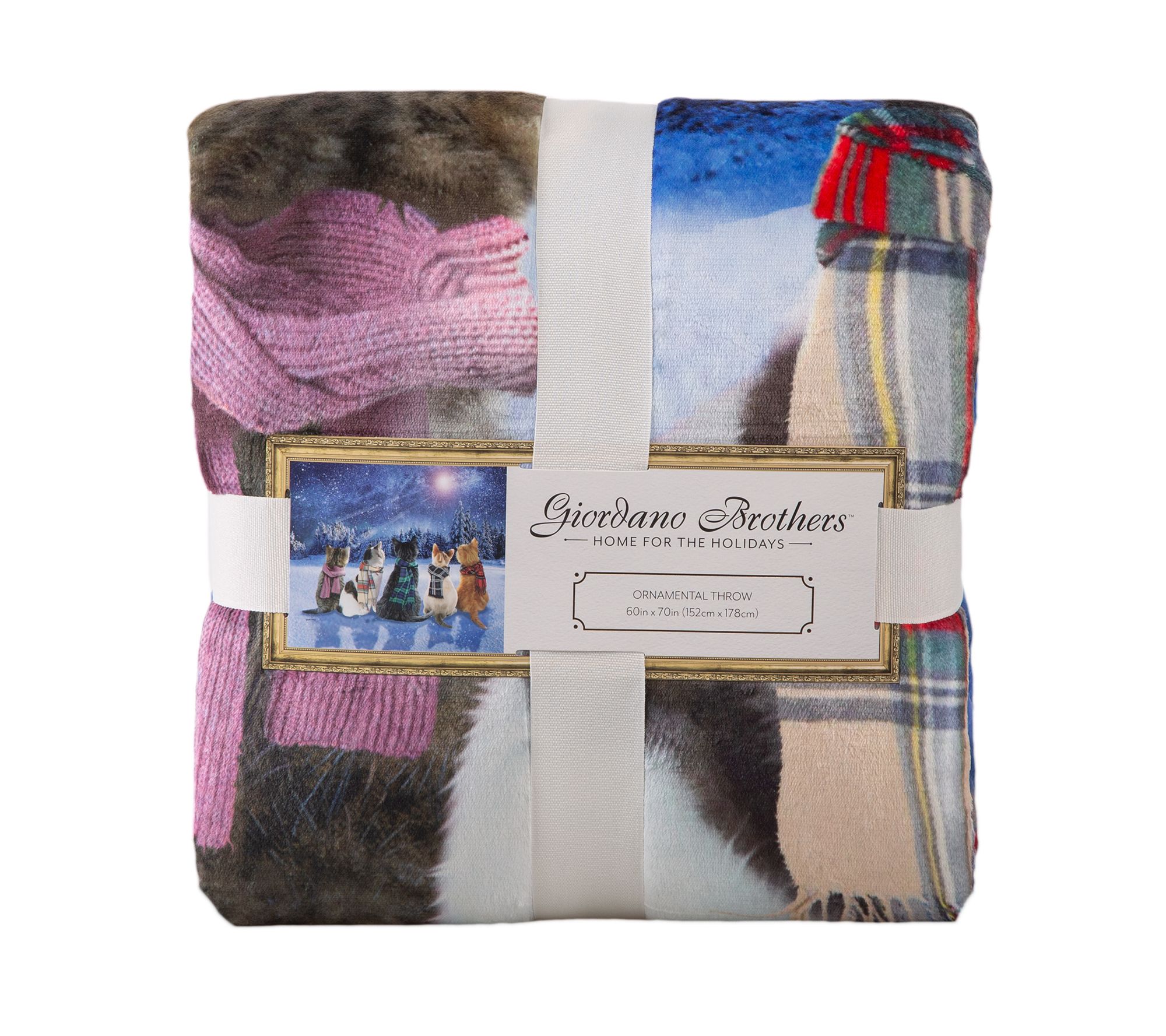 Berkshire Blanket 60x70 Holiday Printed Throw - QVC.com