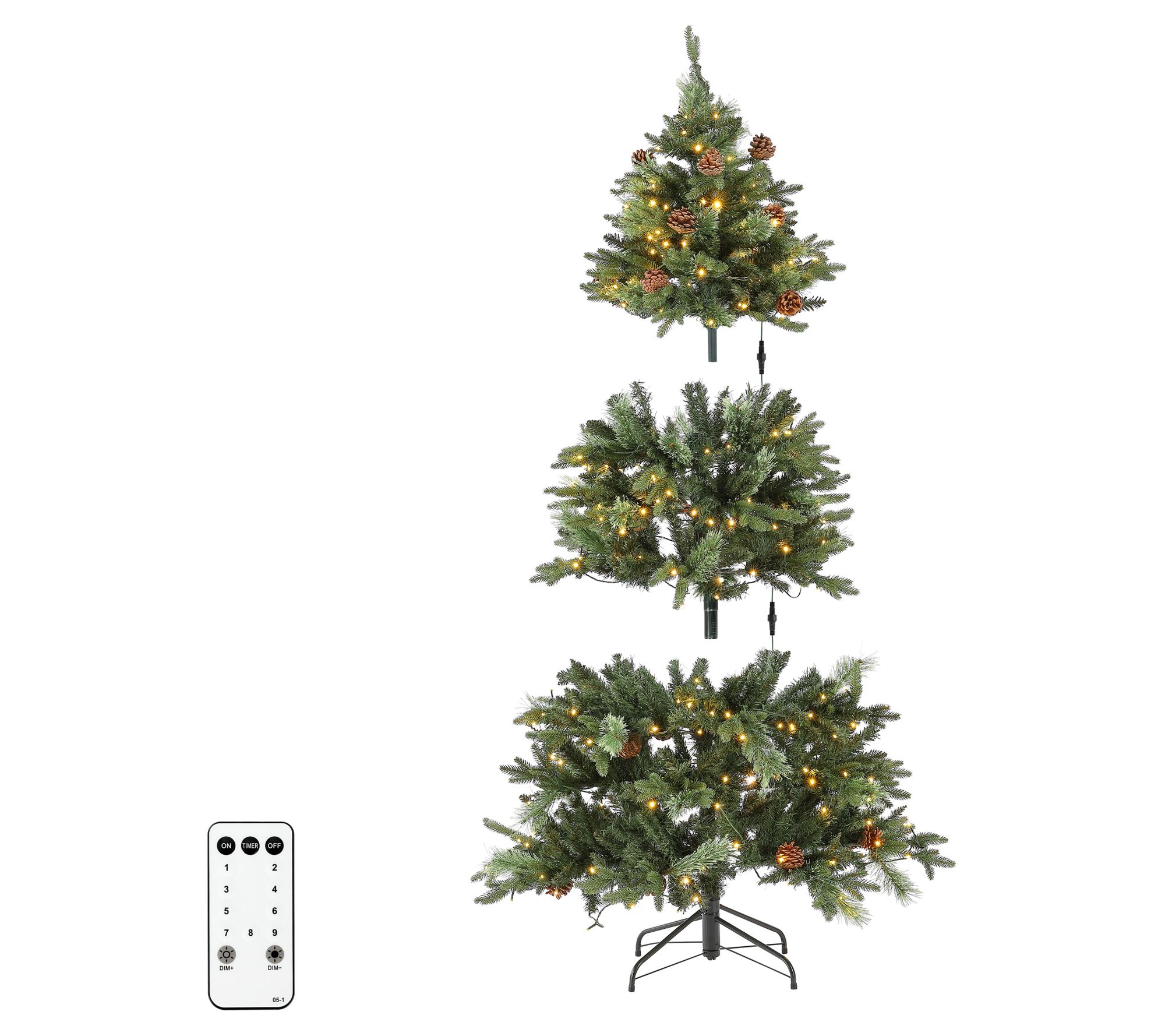 Safavieh 5.5FT Prelit Faux Christmas Tree