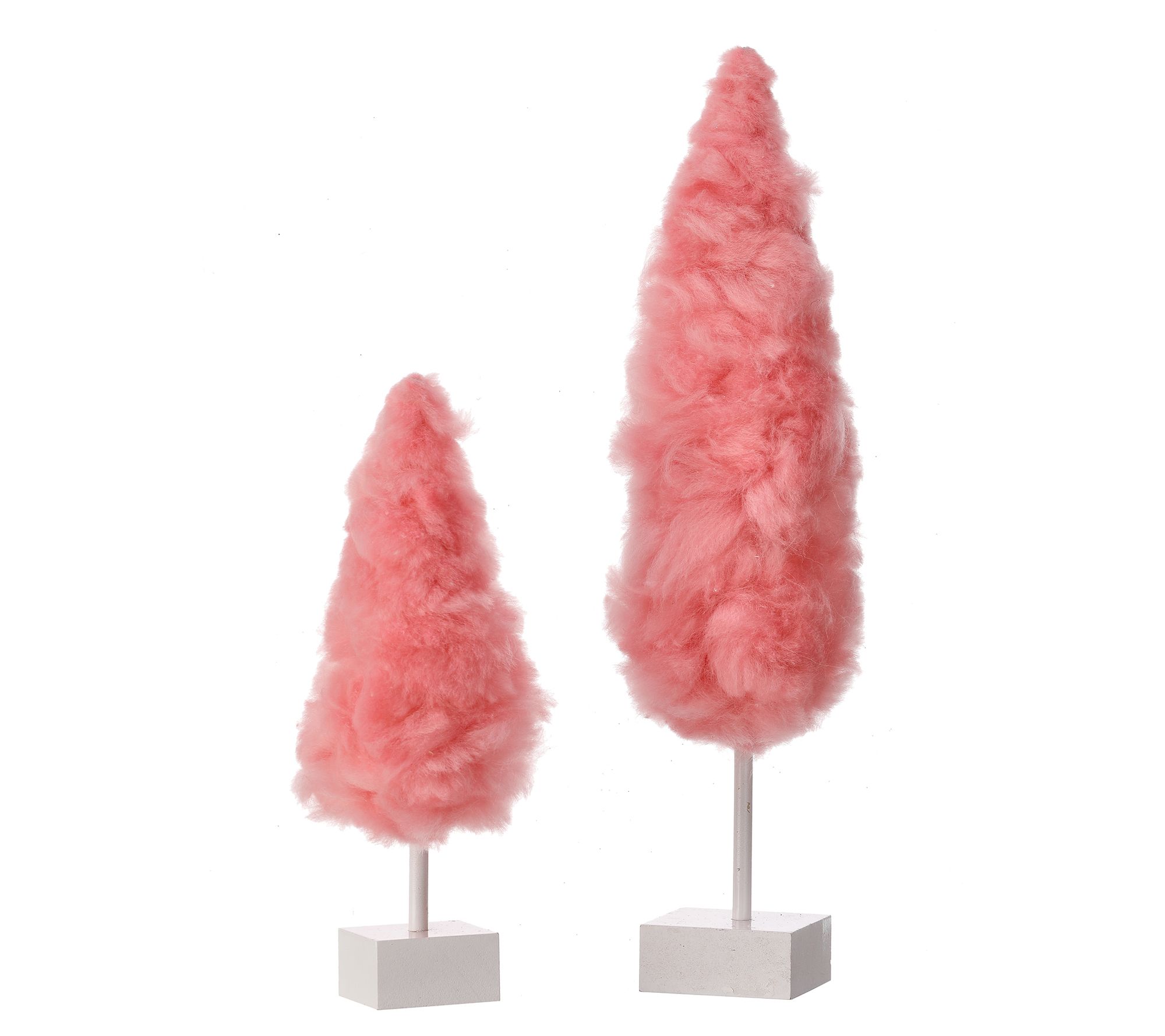 Valerie Parr Hill 2-Piece 8" & 12" Cotton CandyTrees Set