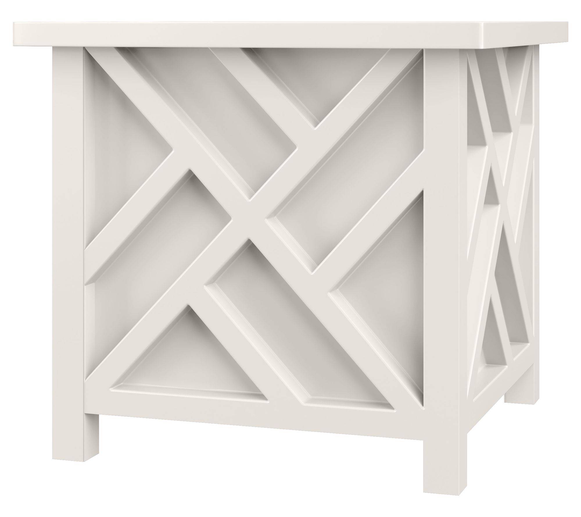 Pure Garden Lattice Design 15.5" Outdoor Planter Box