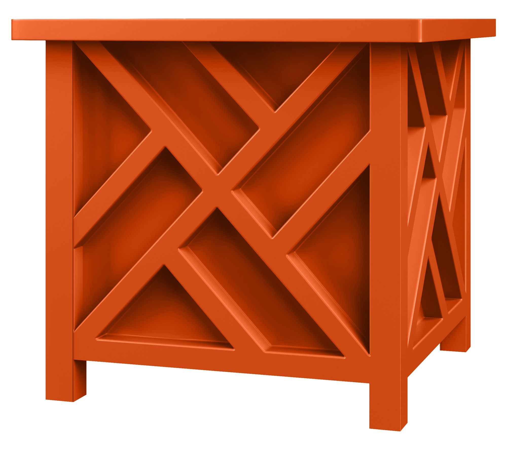 Pure Garden Lattice Design 15.5" Outdoor Planter Box