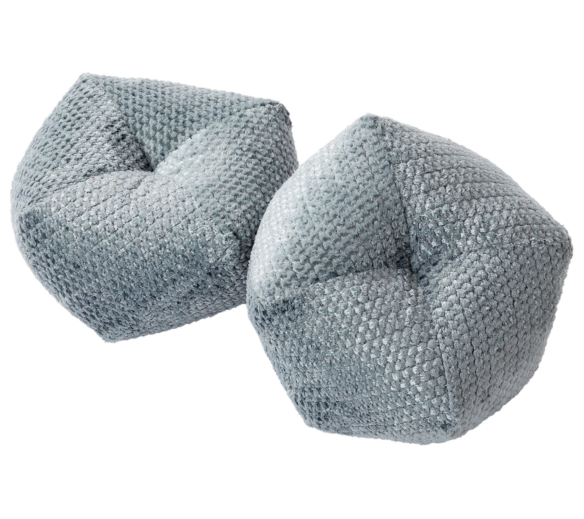 Sorra Home Indoor Cozy 11" Geo Pillow Set of 2