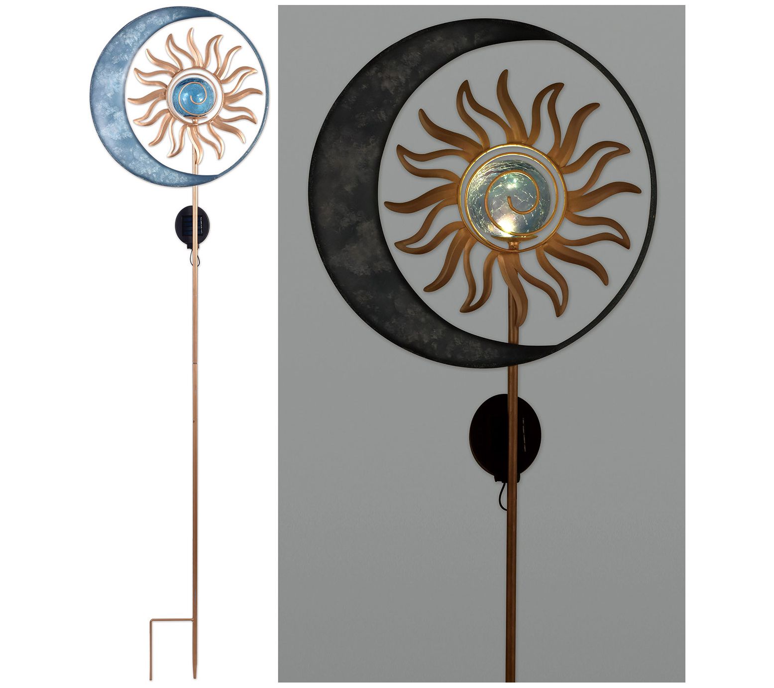 Sunset Vista Designs Moon Solar Stake