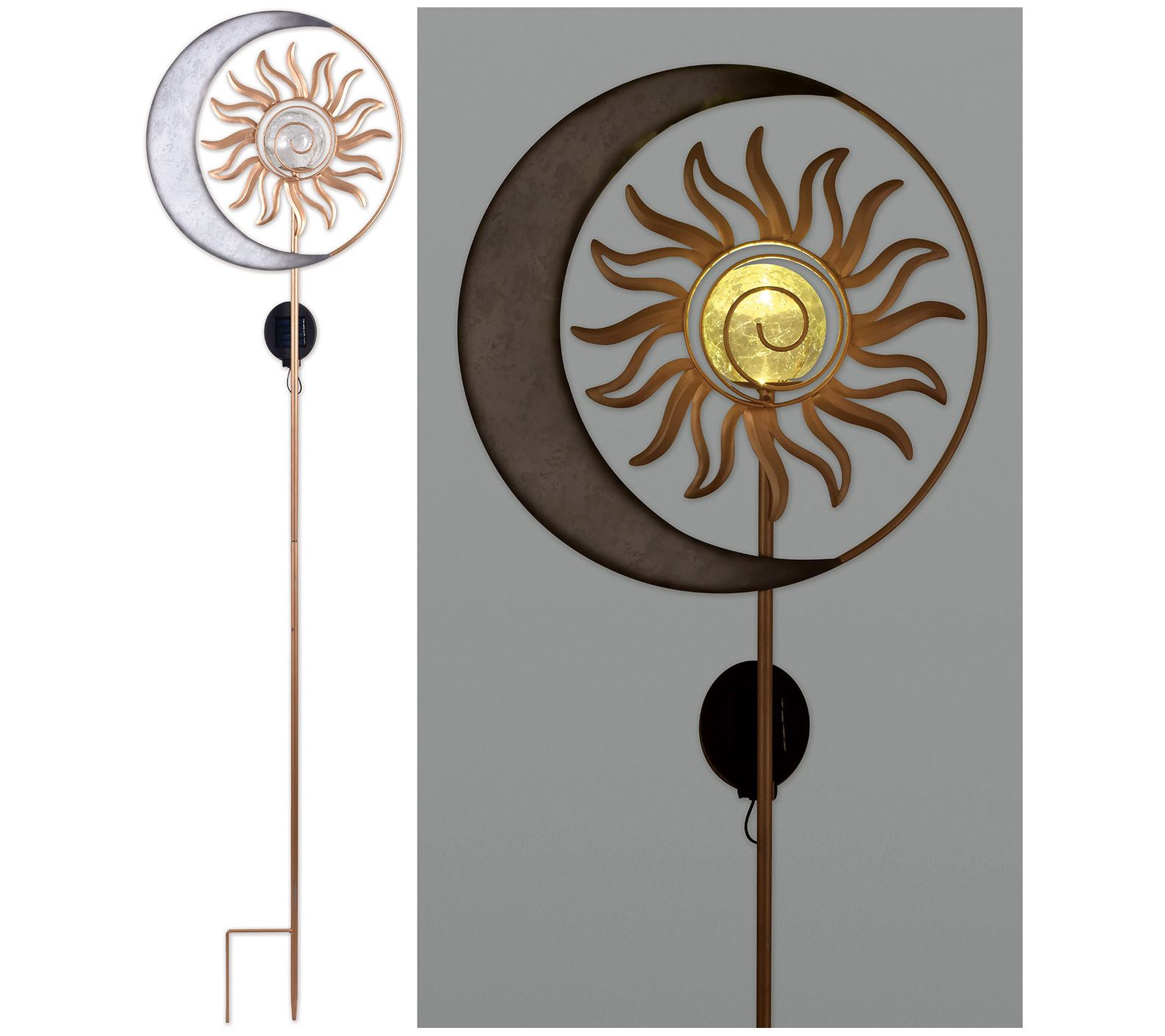 Sunset Vista Designs Moon Solar Stake