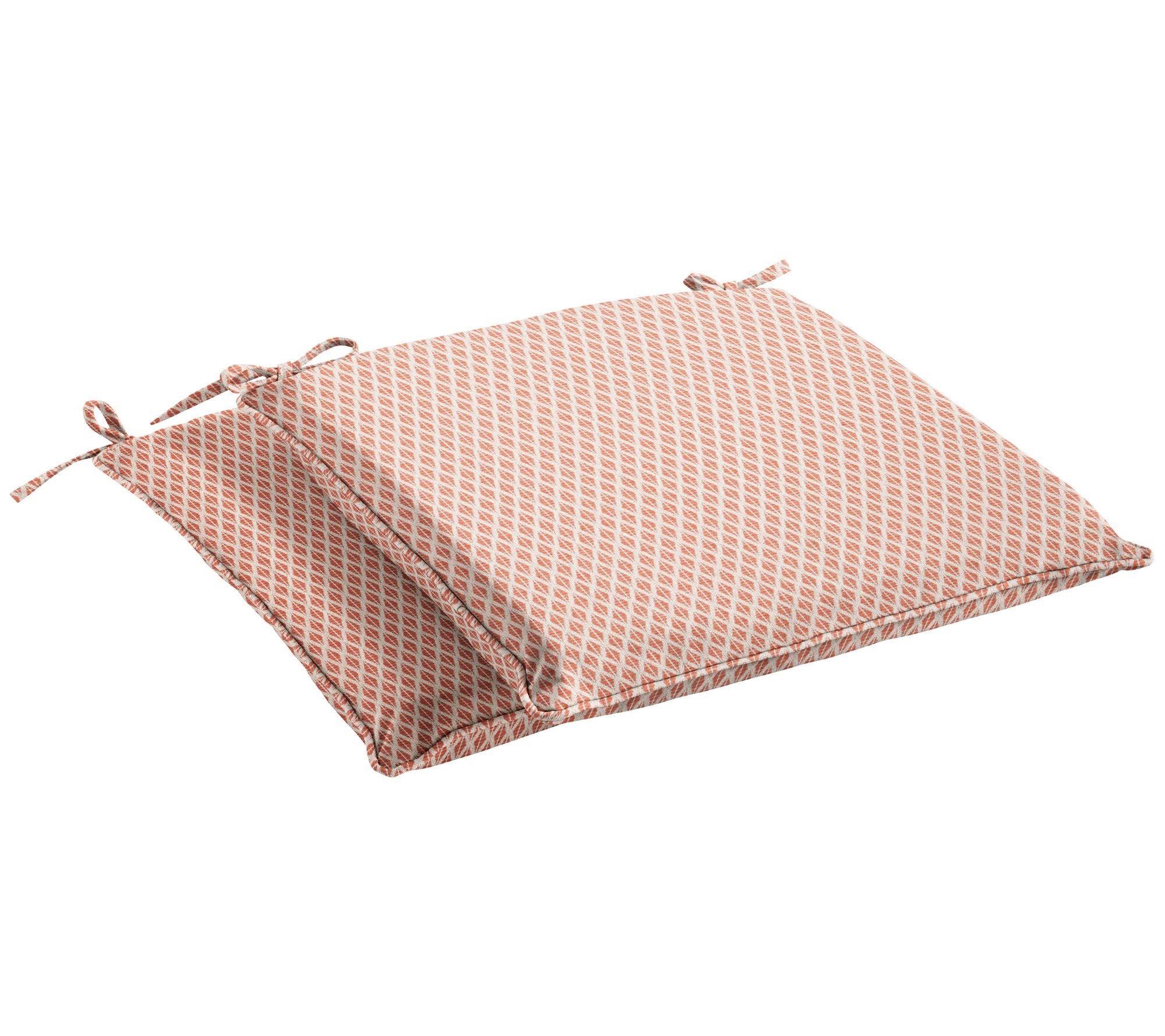 Sorra Home Outdoor Corded Chair Pad Set of 2