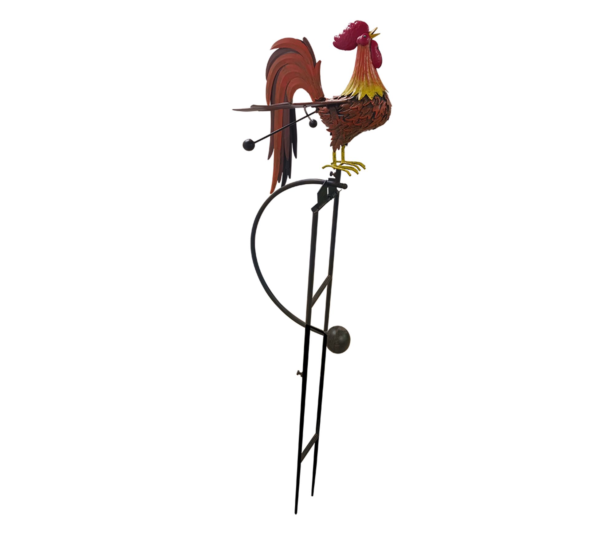 RCS Rocker Garden Stake Small Rooster - QVC.com