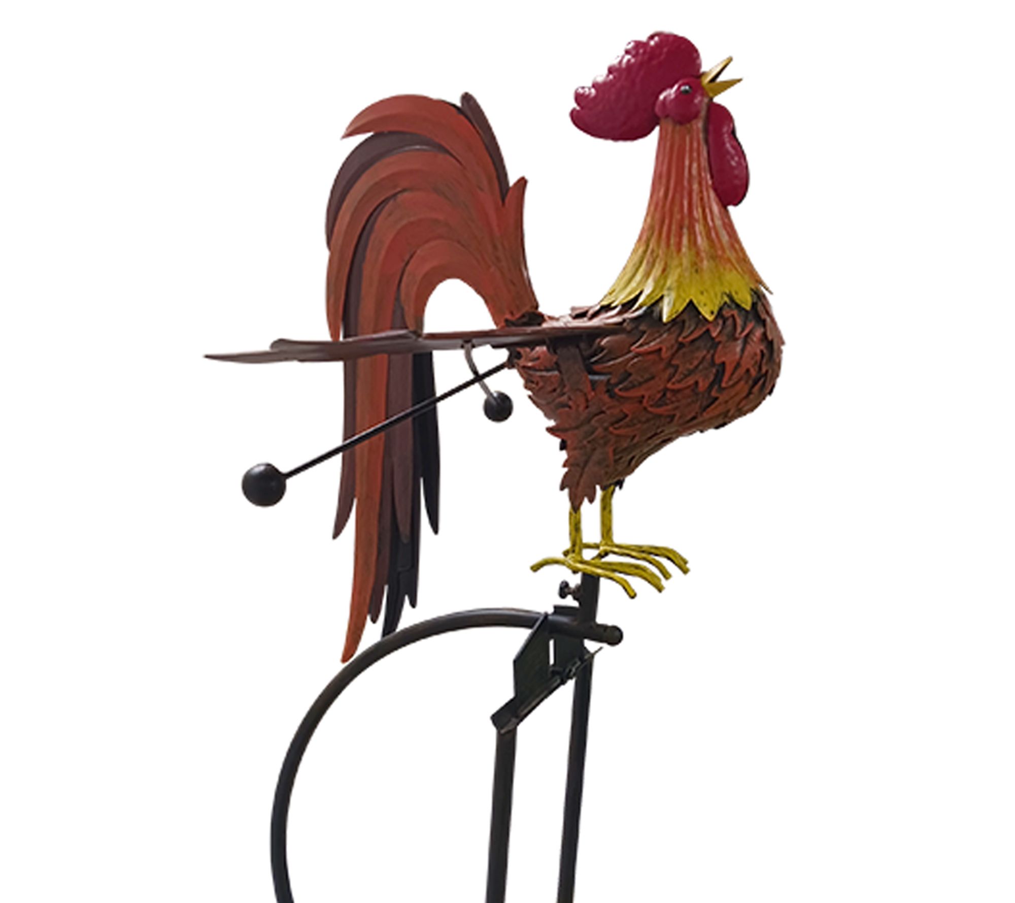 RCS Rocker Garden Stake Small Rooster - QVC.com