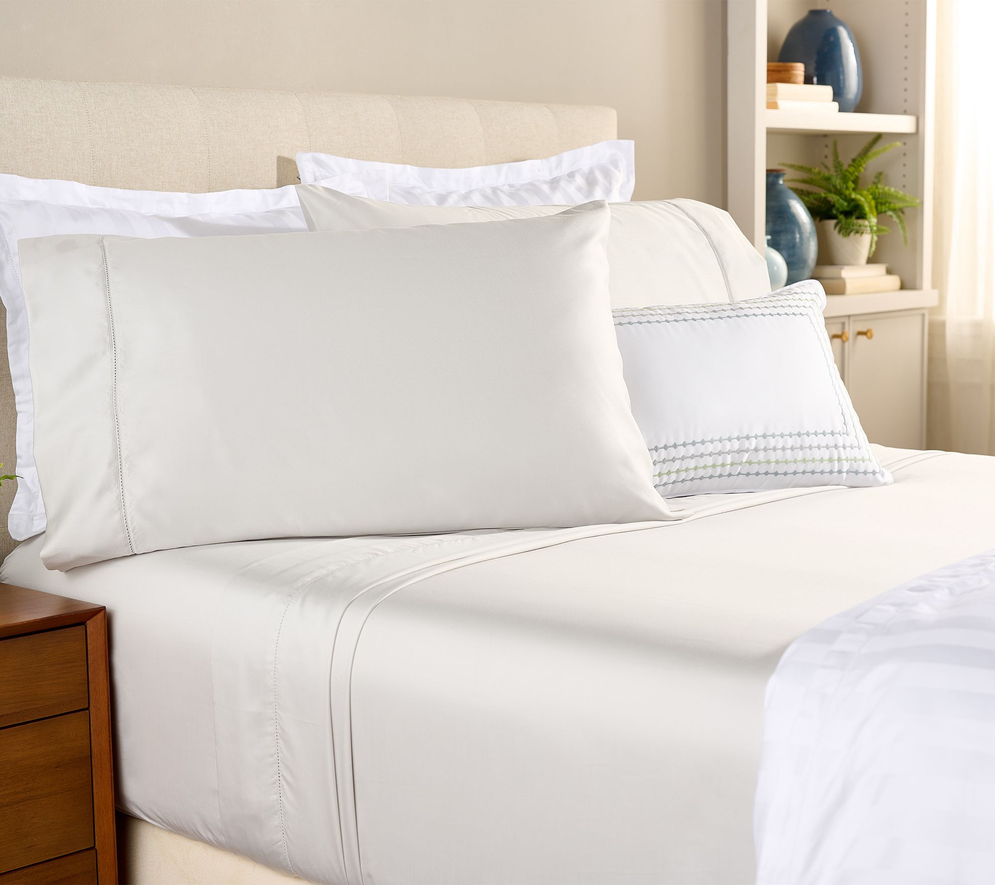 "As Is" Northern Nights Infinity Weave 700TC Cotton Sheet Set-SPLKG