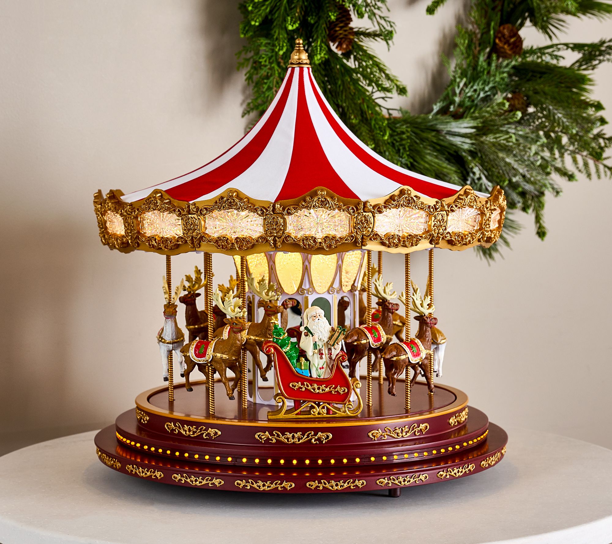 "As Is" Mr. Christmas 16" Grand Heirloom Musical Carousel