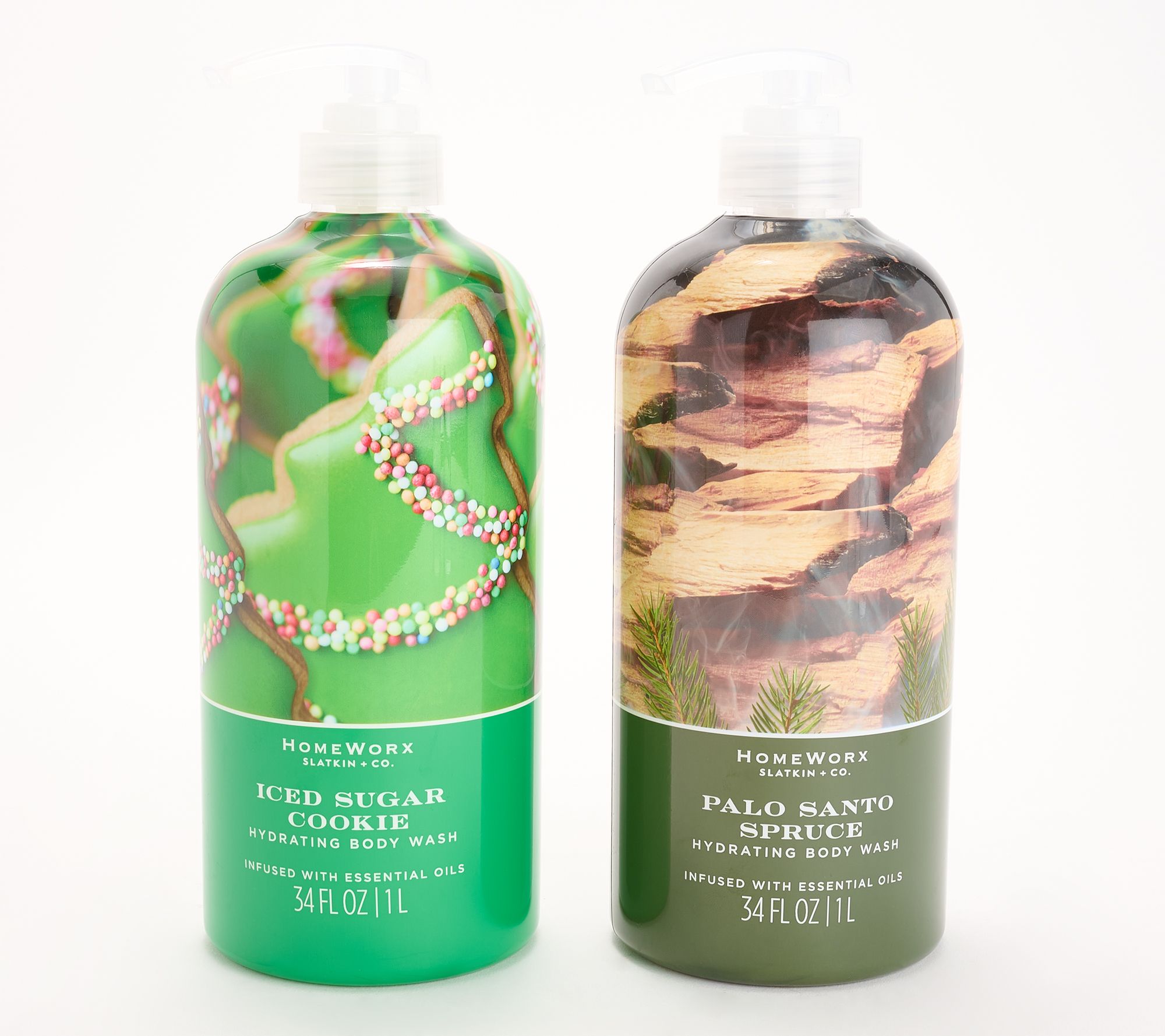 "As Is" HomeWorx by Slatkin + Co. S/2 34oz Body Wash