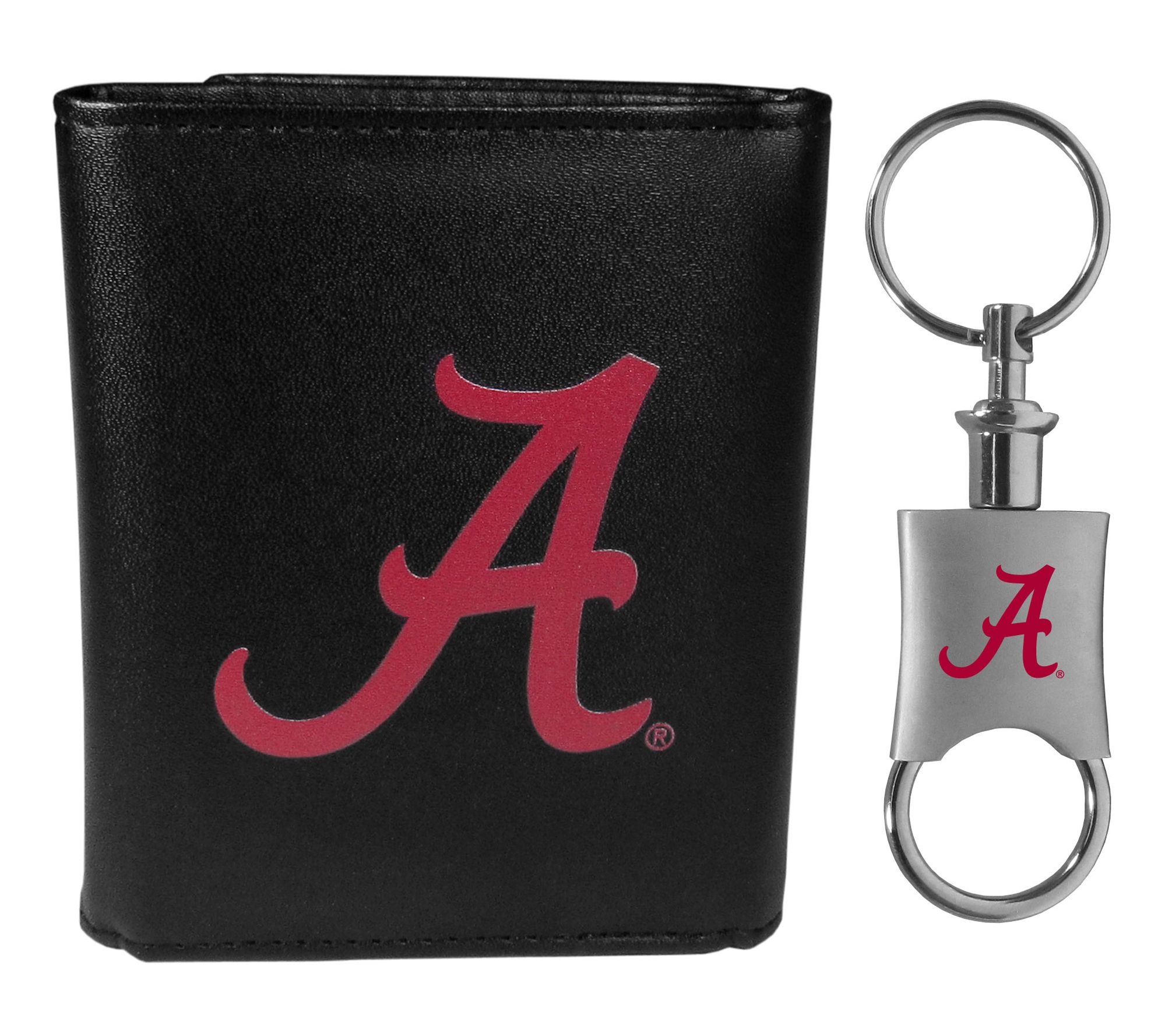 Siskiyou Sports NCAA Leather Tri-Fold & Valet Key Chain
