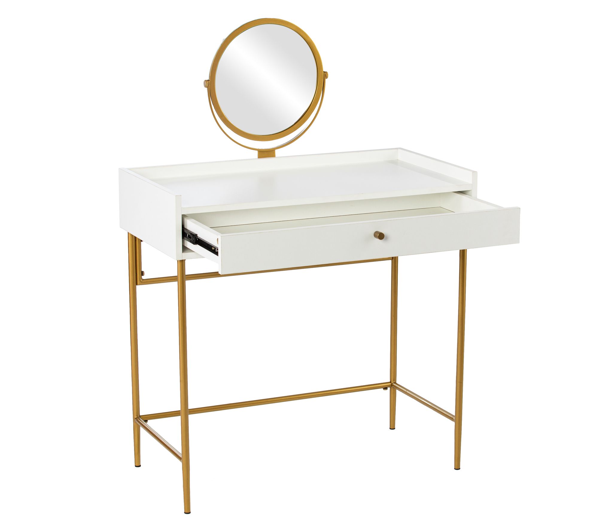 SEI Derald Vanity Table With Mirror