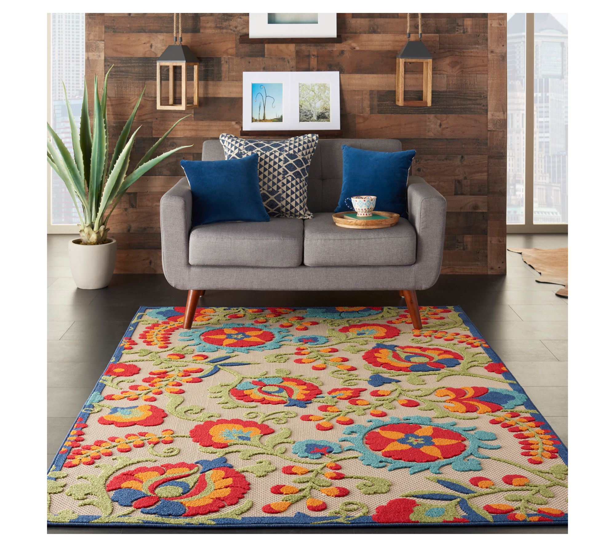 Nourison Aloha Farmhouse 3'6" x 5'6" Rug